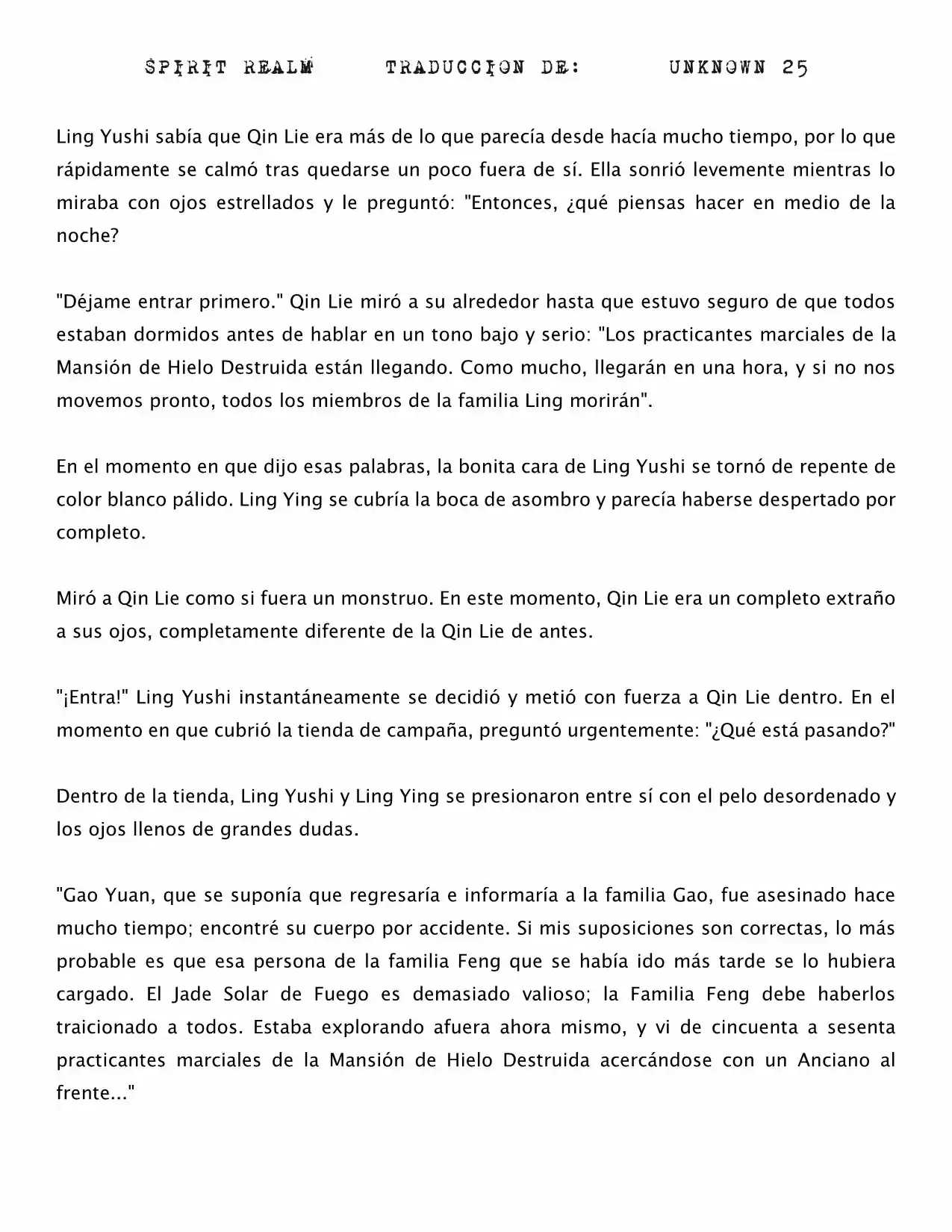 Spirit Realm (Novela) - Capítulo 27 - Página 4 - LectorTMOo