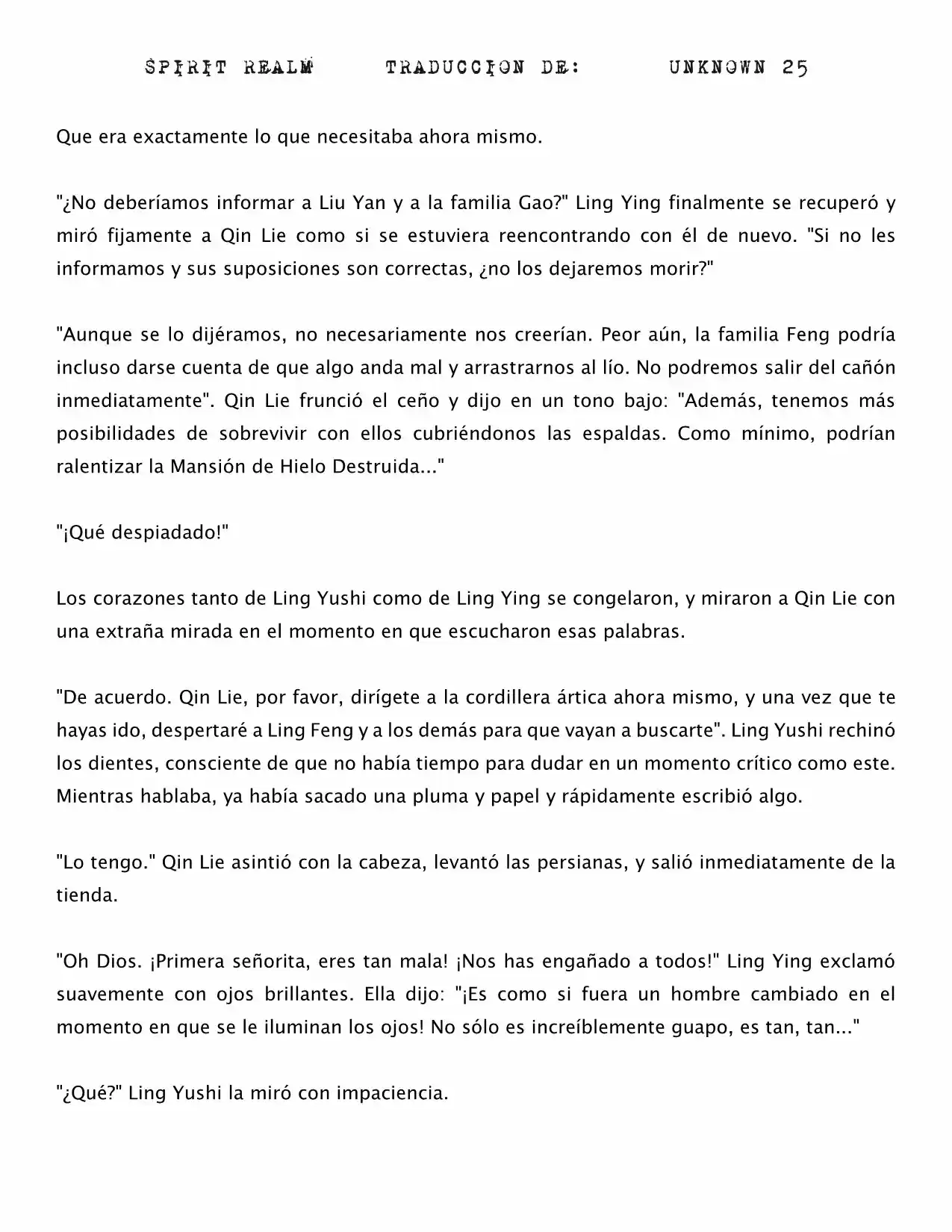 Spirit Realm (Novela) - Capítulo 27 - Página 6 - LectorTMOo