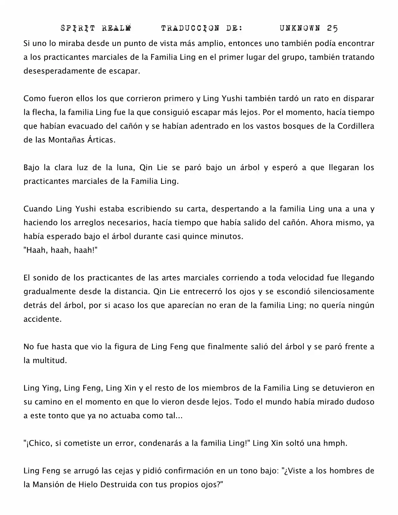 Spirit Realm (Novela) - Capítulo 28 - Página 6 - LectorTMOo