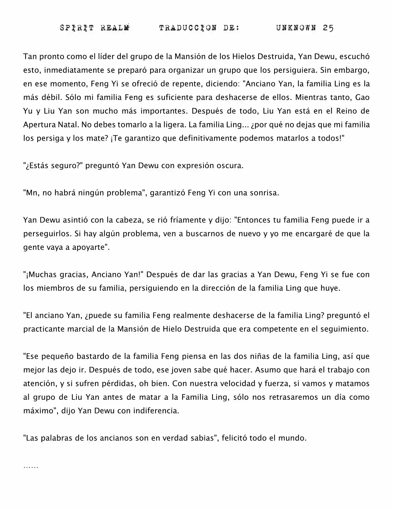 Spirit Realm (Novela) - Capítulo 29 - Página 6 - LectorTMOo