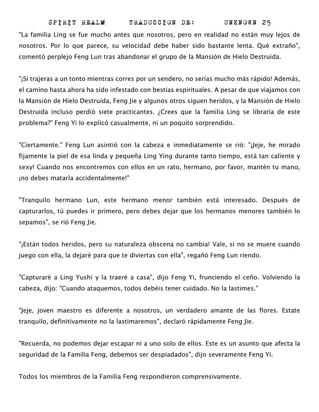 Spirit Realm (Novela) - Capítulo 29 - Página 7 - LectorTMOo