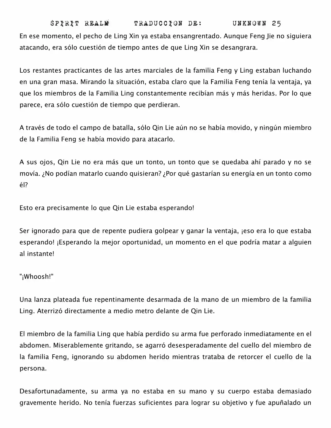 Spirit Realm (Novela) - Capítulo 30 - Página 5 - LectorTMOo