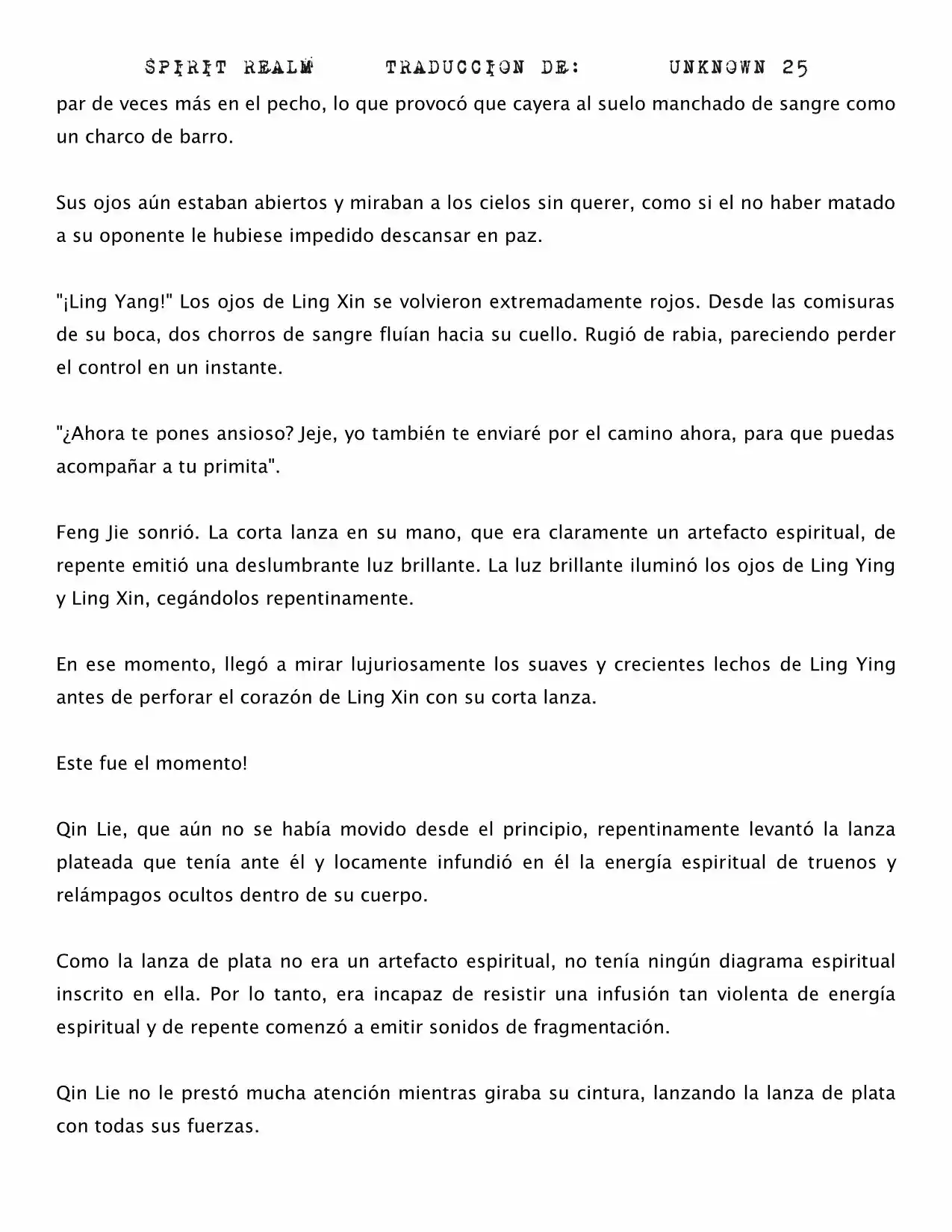 Spirit Realm (Novela) - Capítulo 30 - Página 6 - LectorTMOo