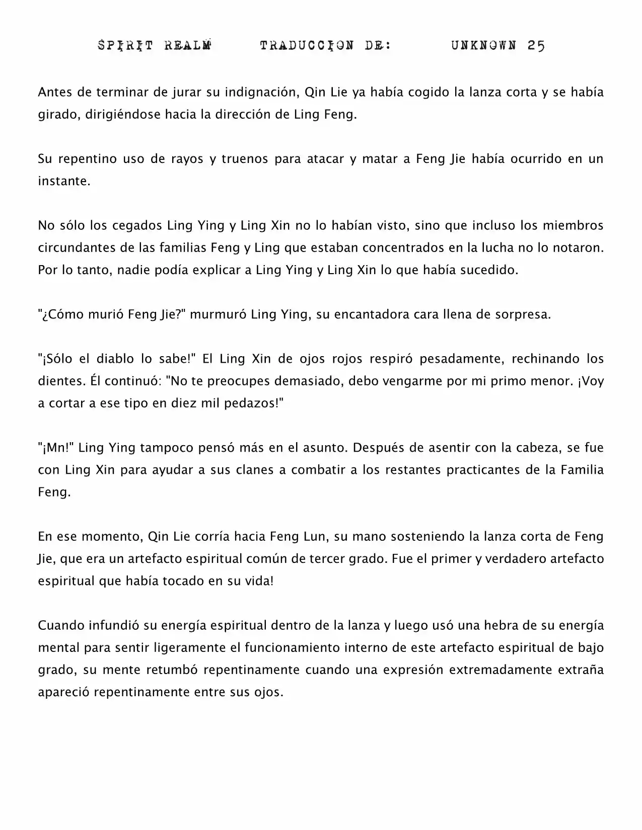 Spirit Realm (Novela) - Capítulo 30 - Página 8 - LectorTMOo