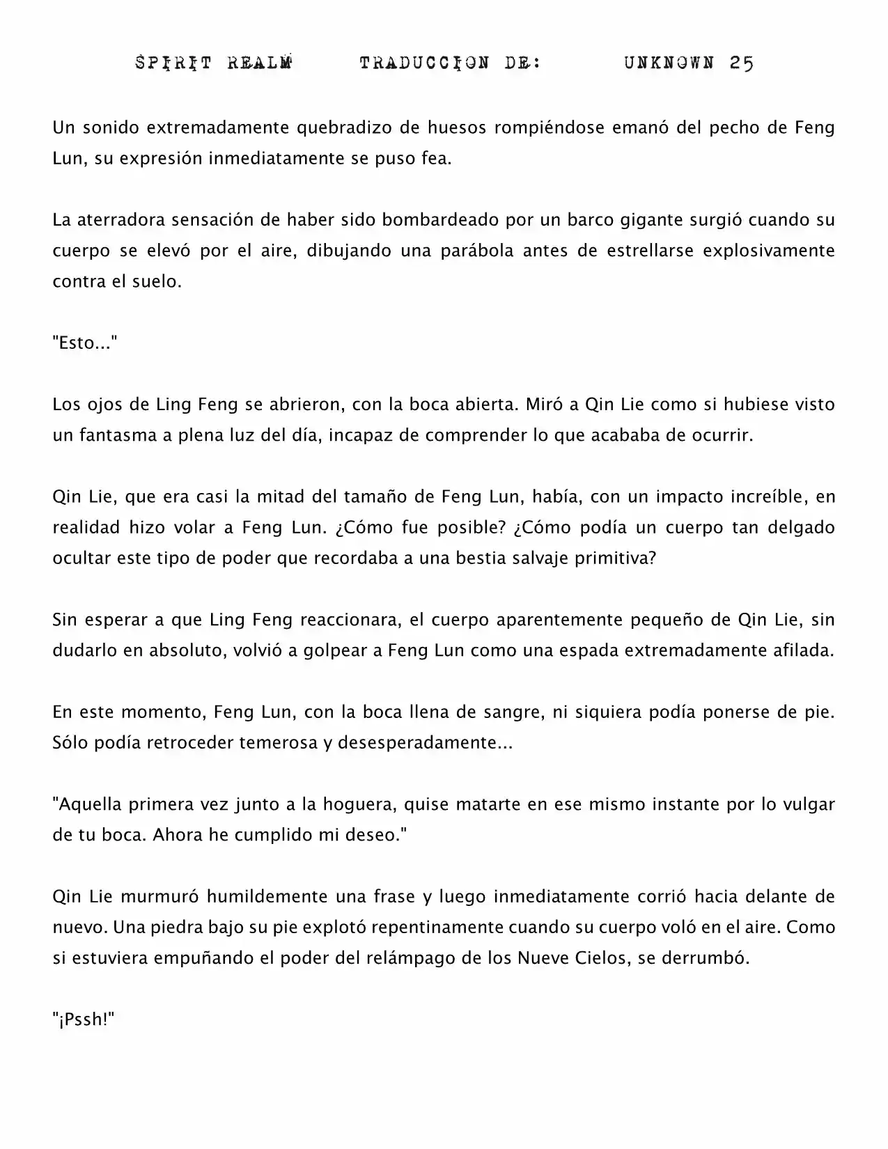Spirit Realm (Novela) - Capítulo 31 - Página 5 - LectorTMOo