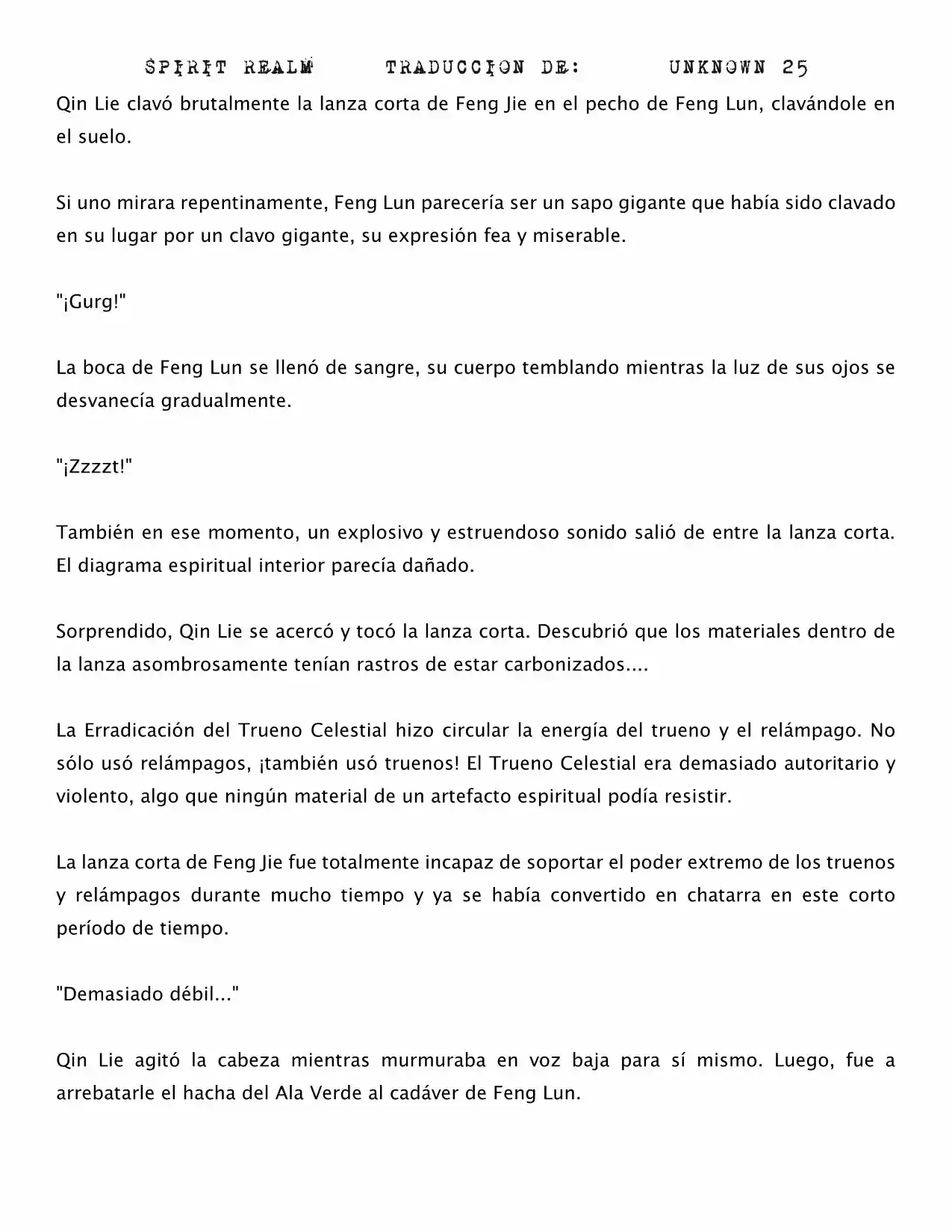 Spirit Realm (Novela) - Capítulo 31 - Página 6 - LectorTMOo