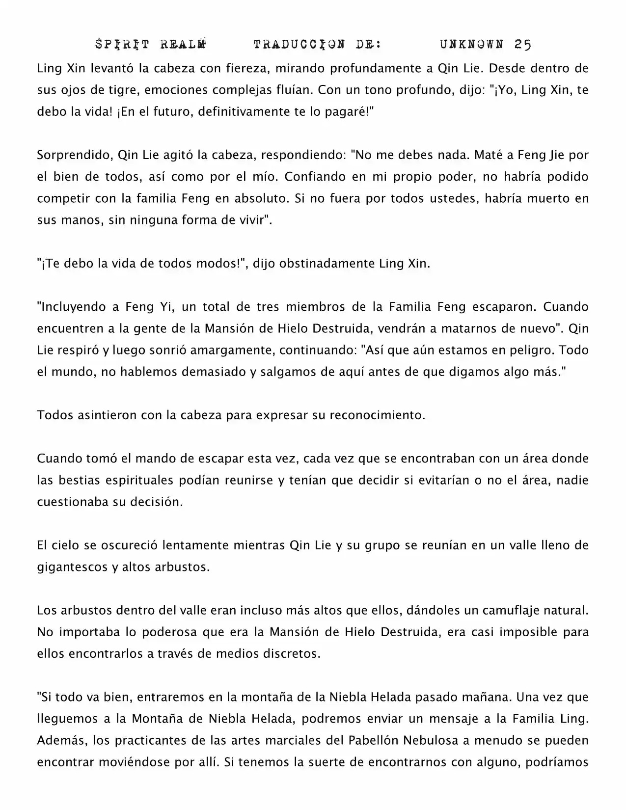 Spirit Realm (Novela) - Capítulo 32 - Página 4 - LectorTMOo