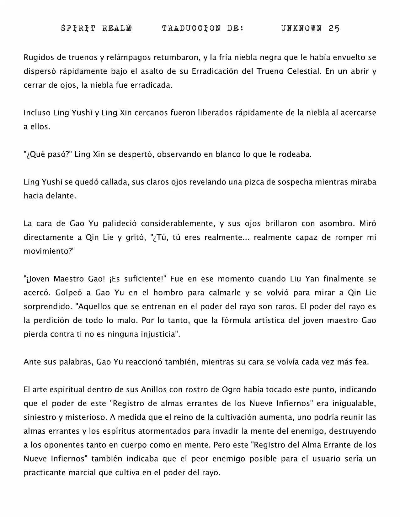 Spirit Realm (Novela) - Capítulo 33 - Página 5 - LectorTMOo