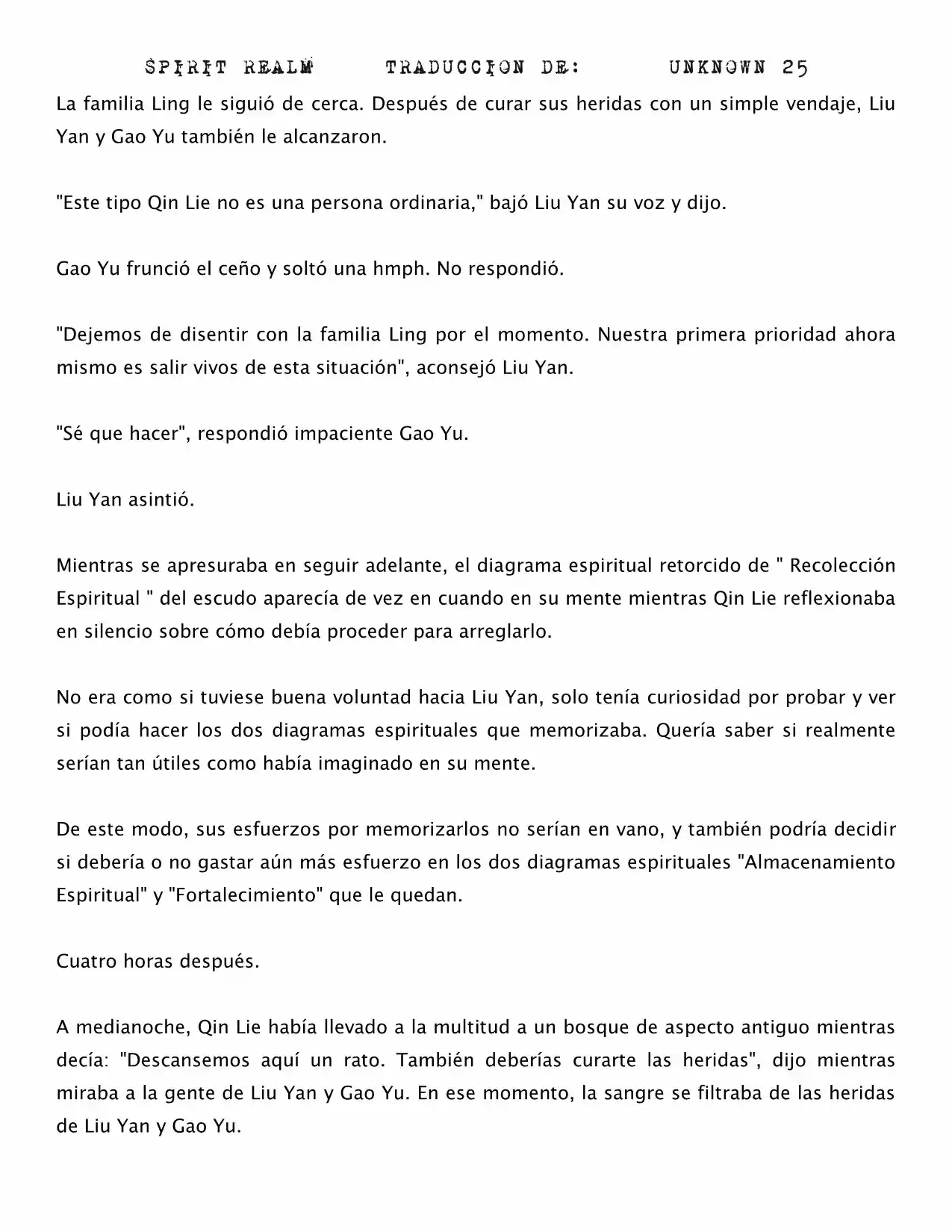 Spirit Realm (Novela) - Capítulo 34 - Página 4 - LectorTMOo