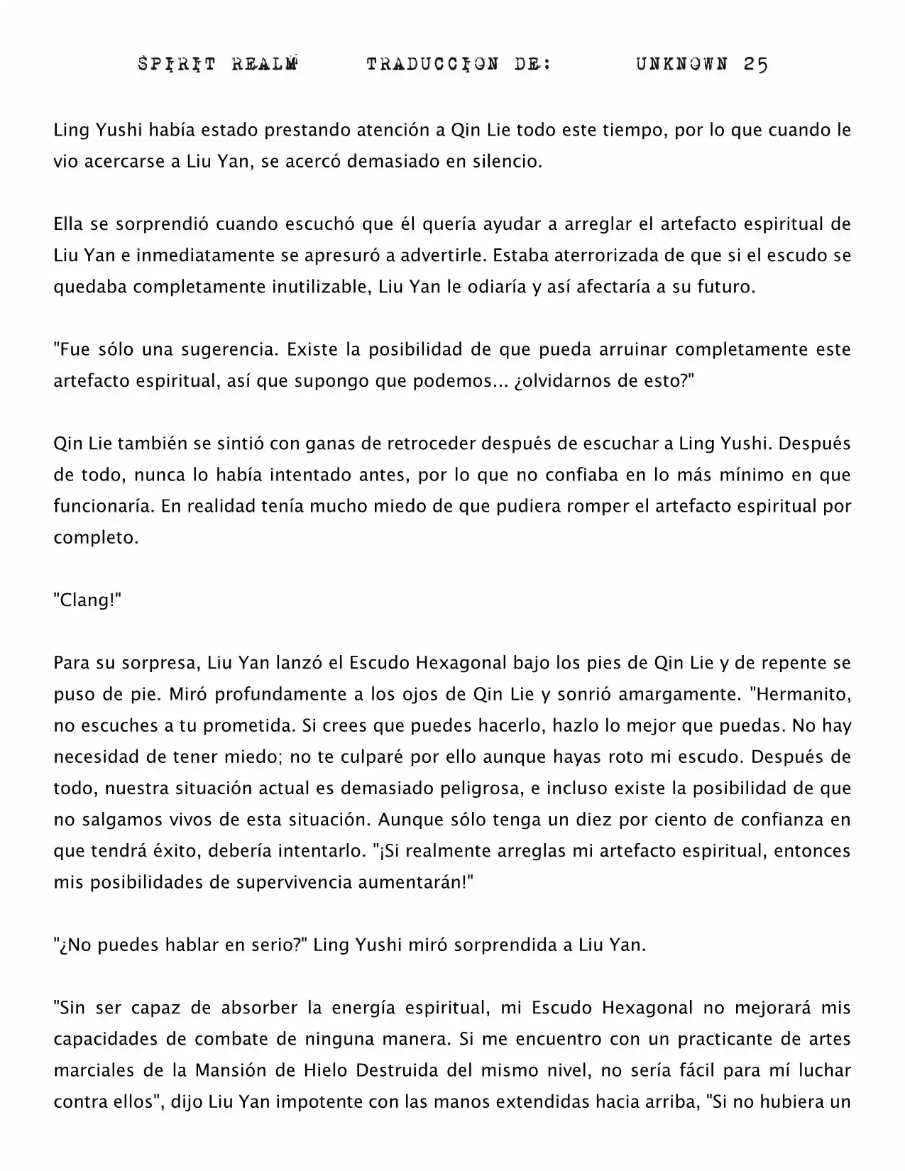 Spirit Realm (Novela) - Capítulo 34 - Página 6 - LectorTMOo
