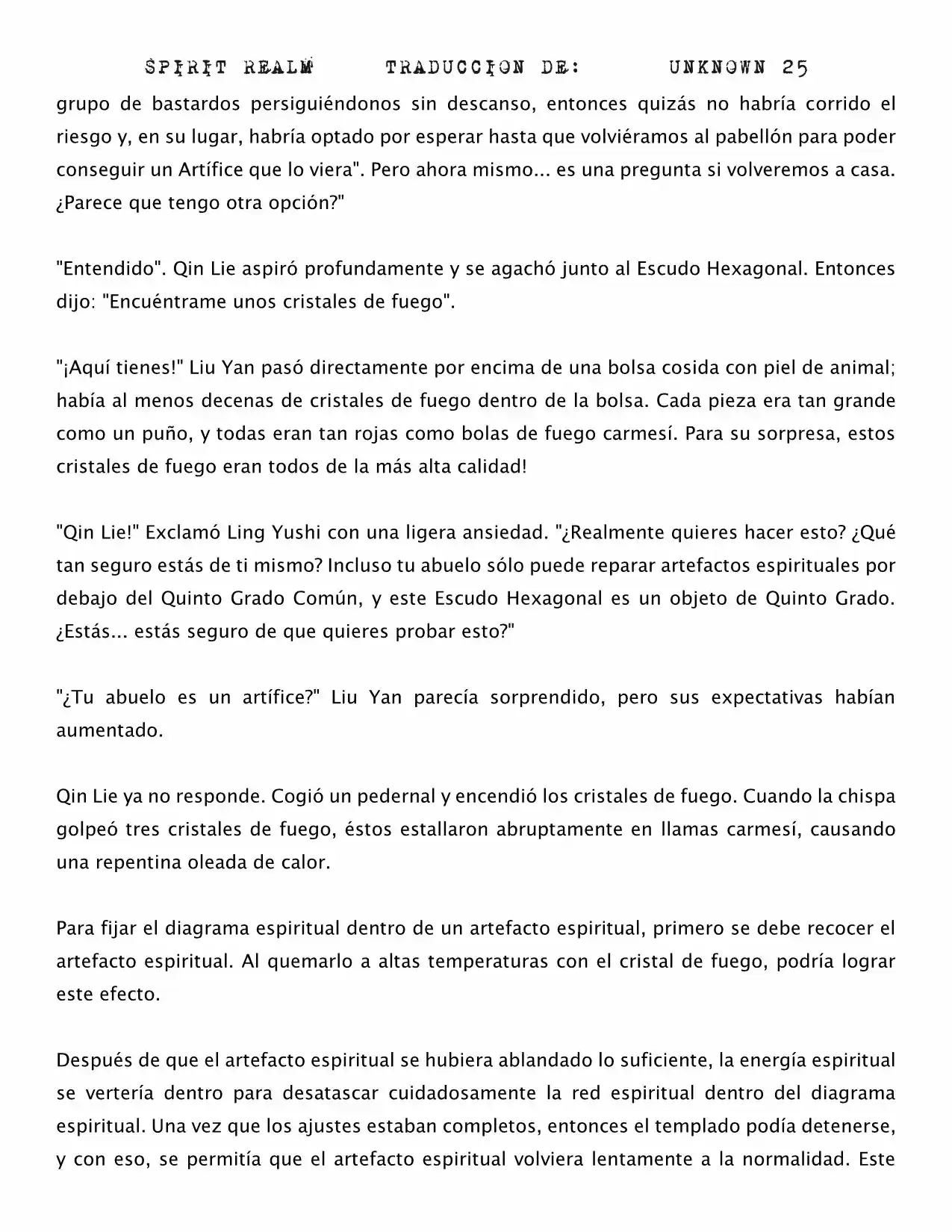 Spirit Realm (Novela) - Capítulo 34 - Página 7 - LectorTMOo