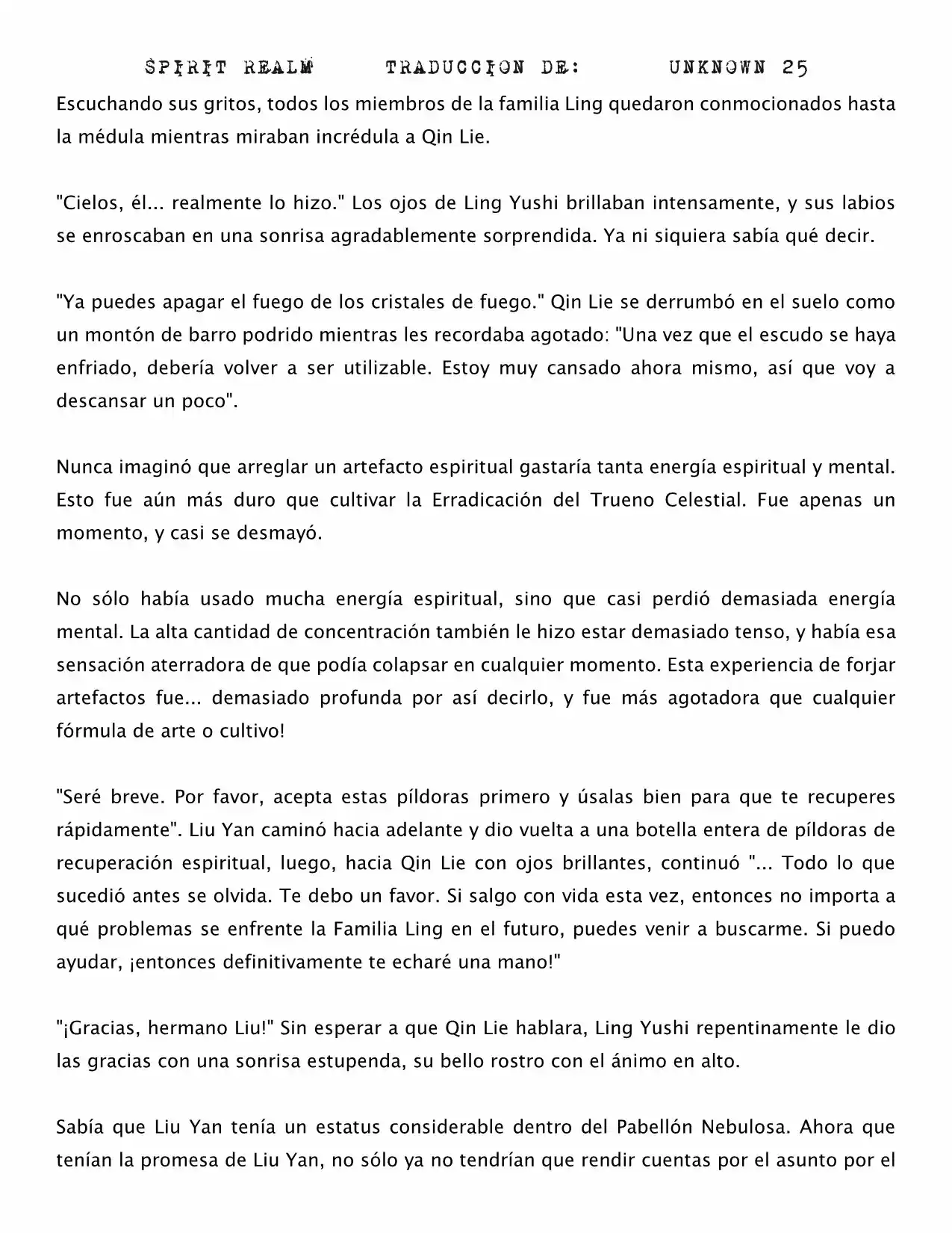 Spirit Realm (Novela) - Capítulo 35 - Página 5 - LectorTMOo
