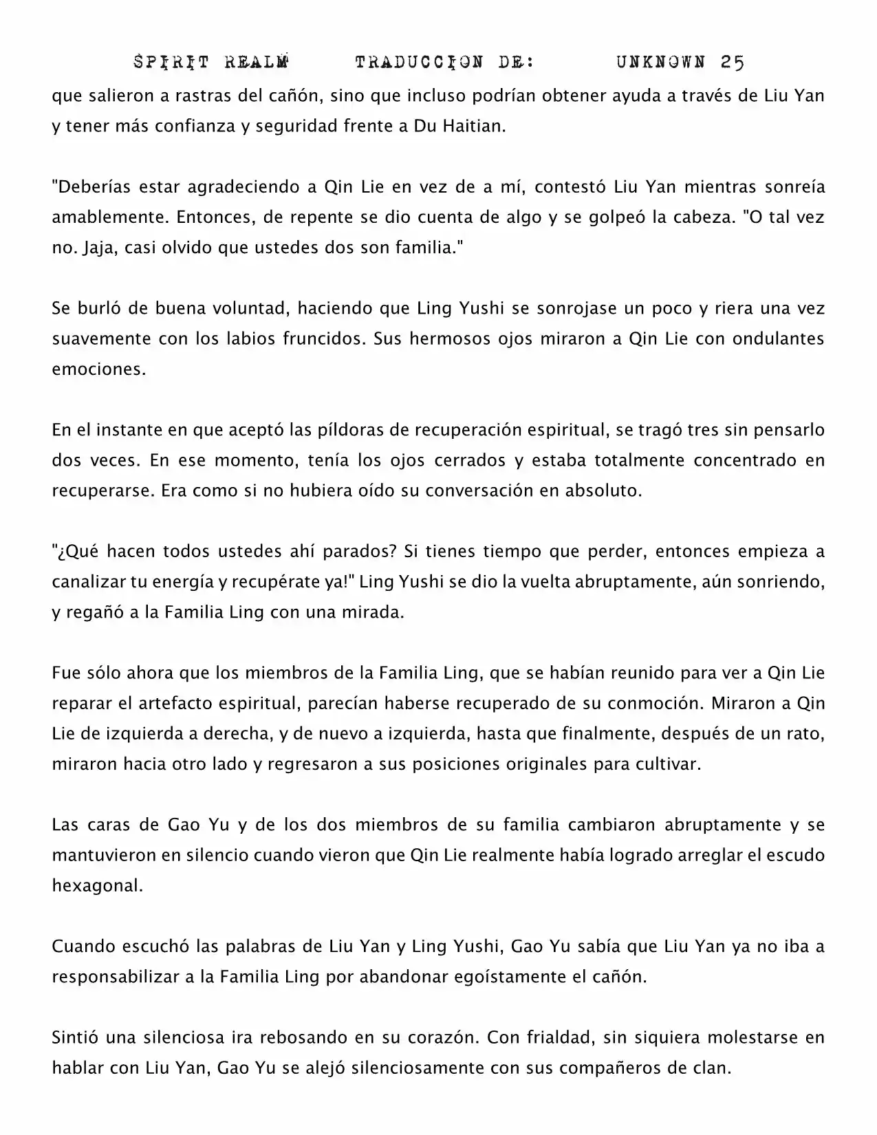 Spirit Realm (Novela) - Capítulo 35 - Página 6 - LectorTMOo