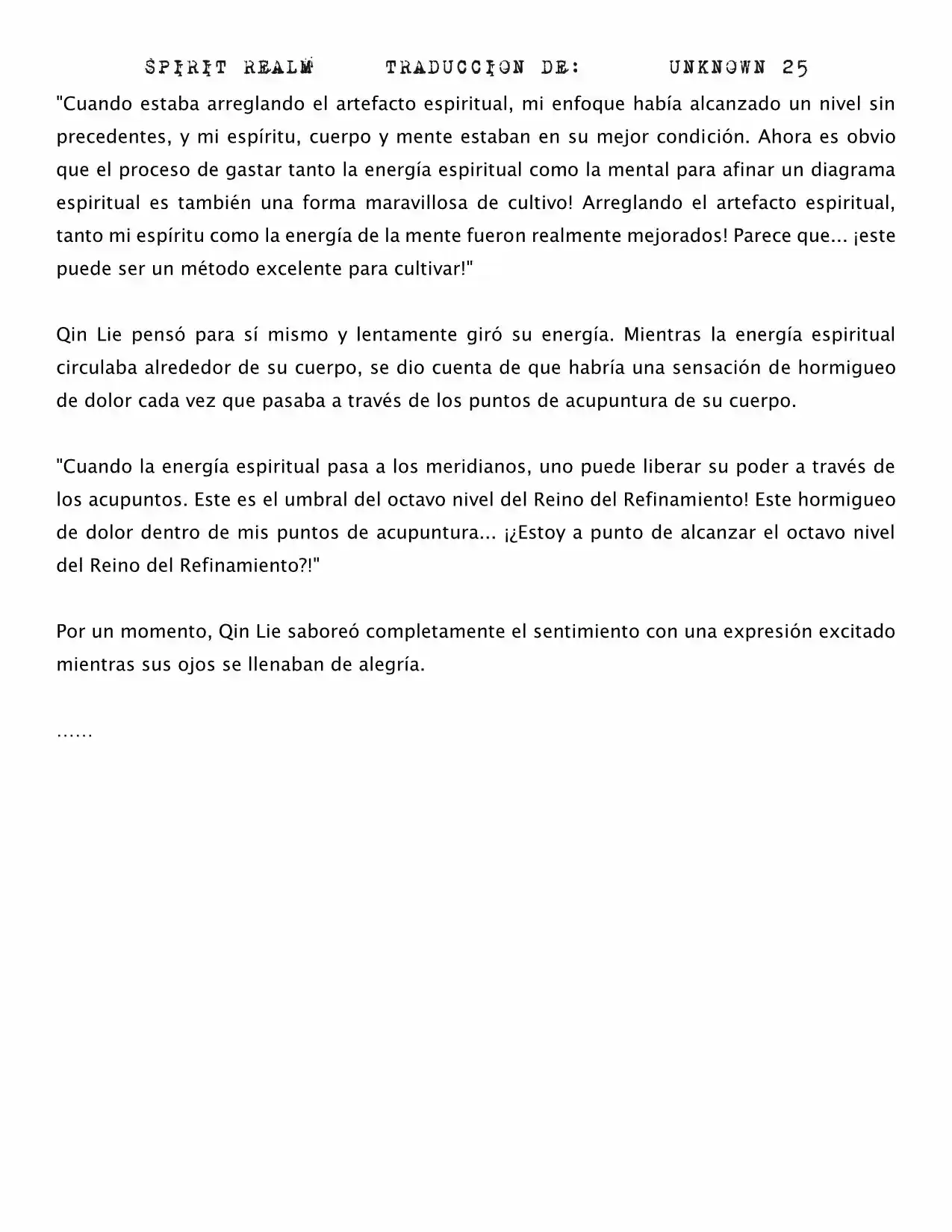 Spirit Realm (Novela) - Capítulo 35 - Página 9 - LectorTMOo