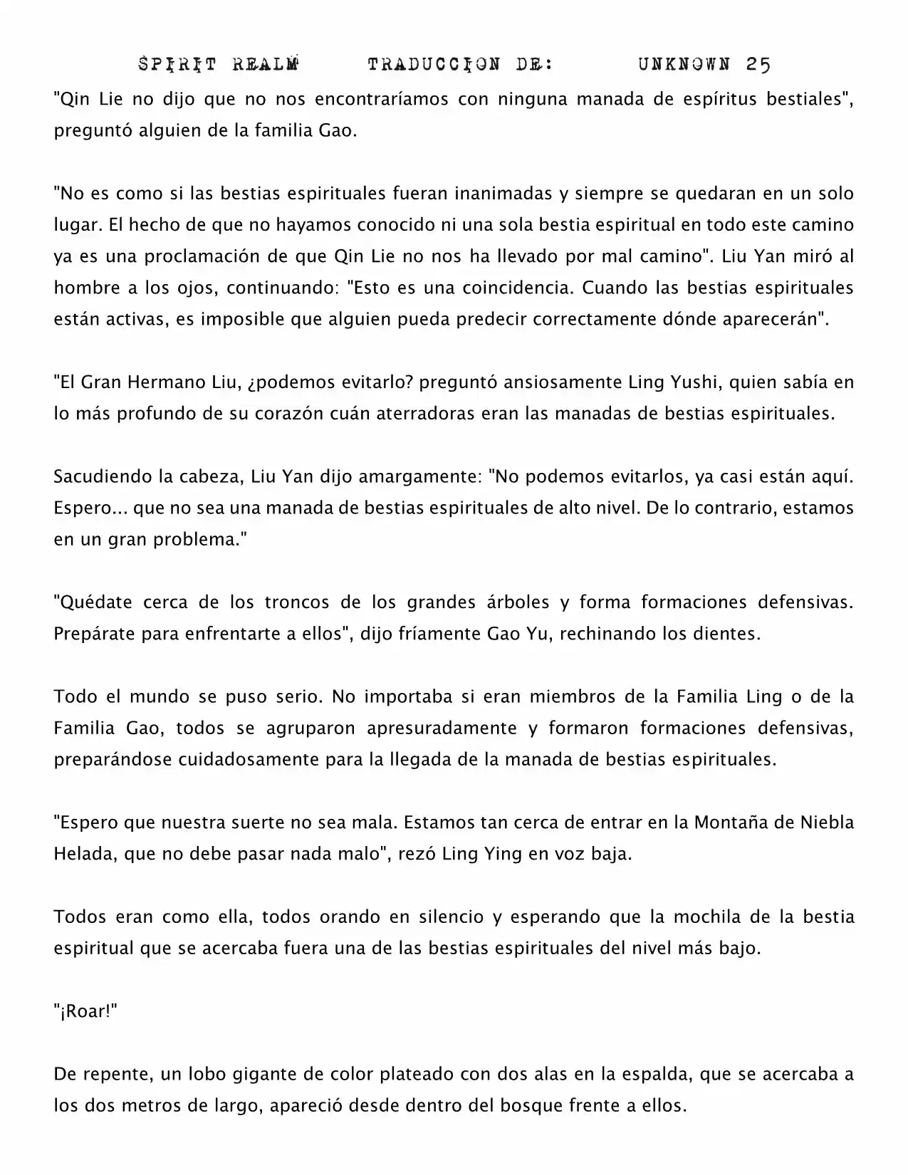 Spirit Realm (Novela) - Capítulo 36 - Página 5 - LectorTMOo