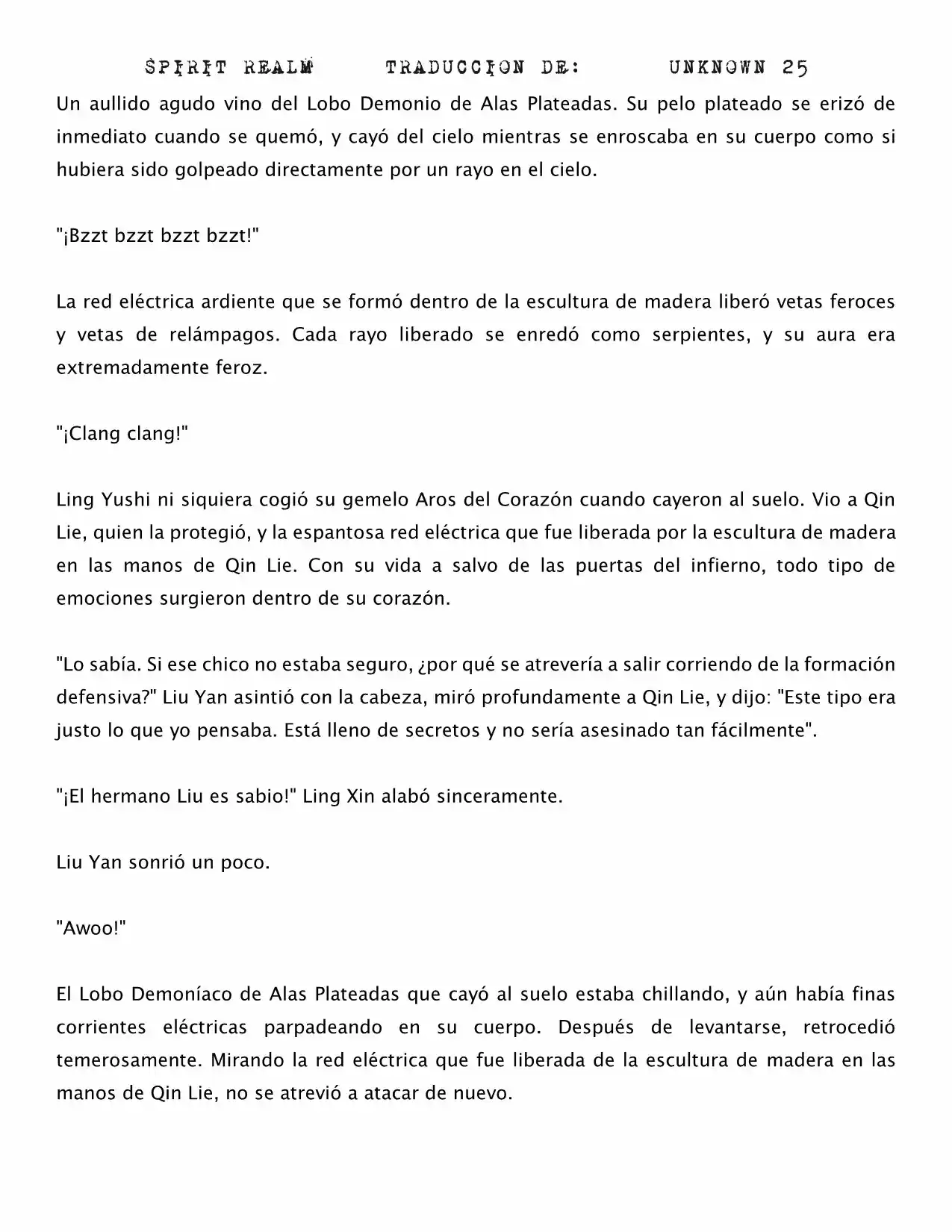 Spirit Realm (Novela) - Capítulo 37 - Página 5 - LectorTMOo