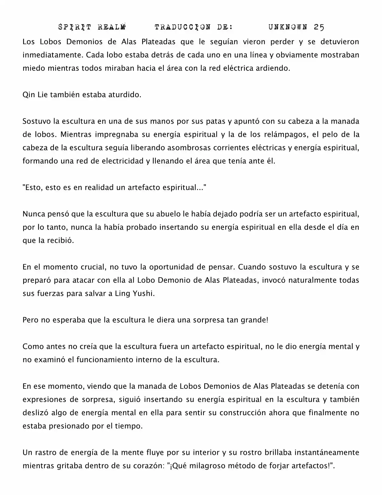 Spirit Realm (Novela) - Capítulo 37 - Página 6 - LectorTMOo