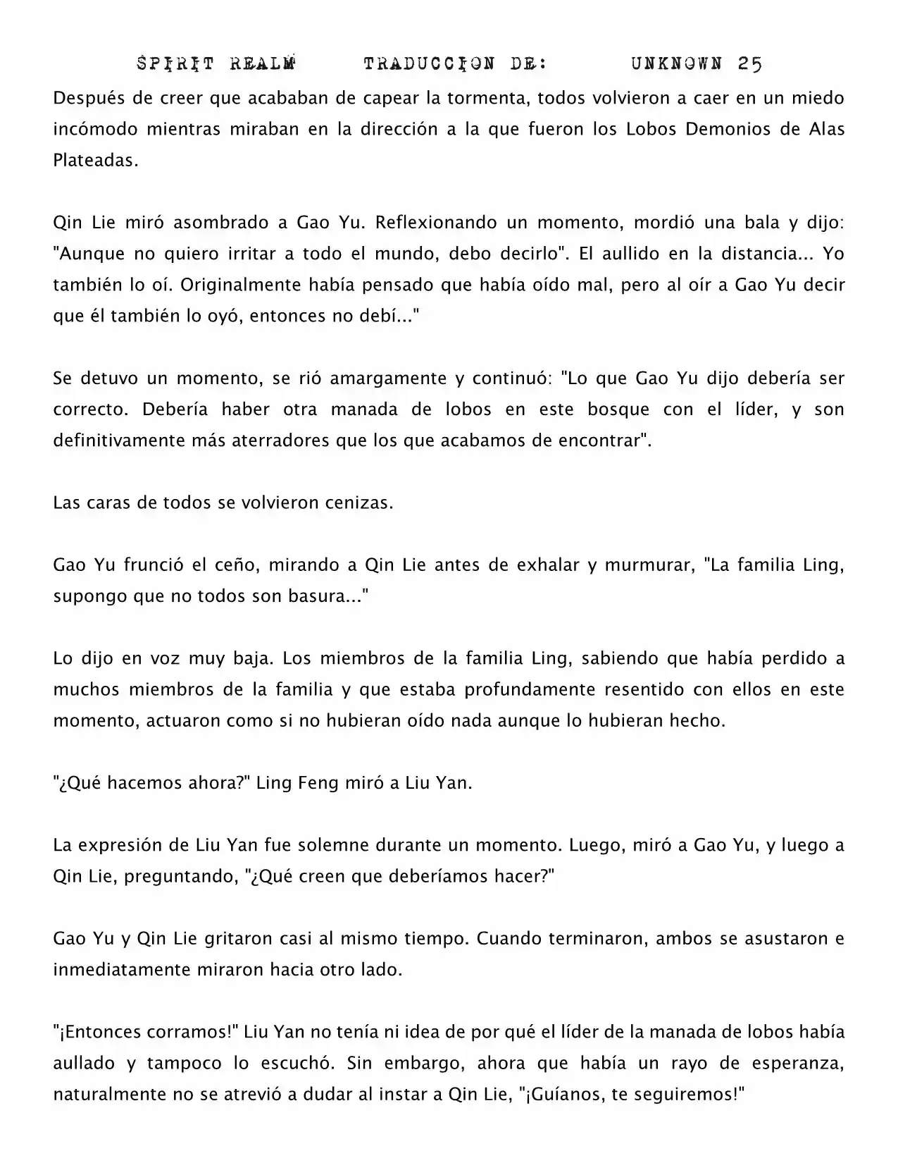 Spirit Realm (Novela) - Capítulo 38 - Página 5 - LectorTMOo