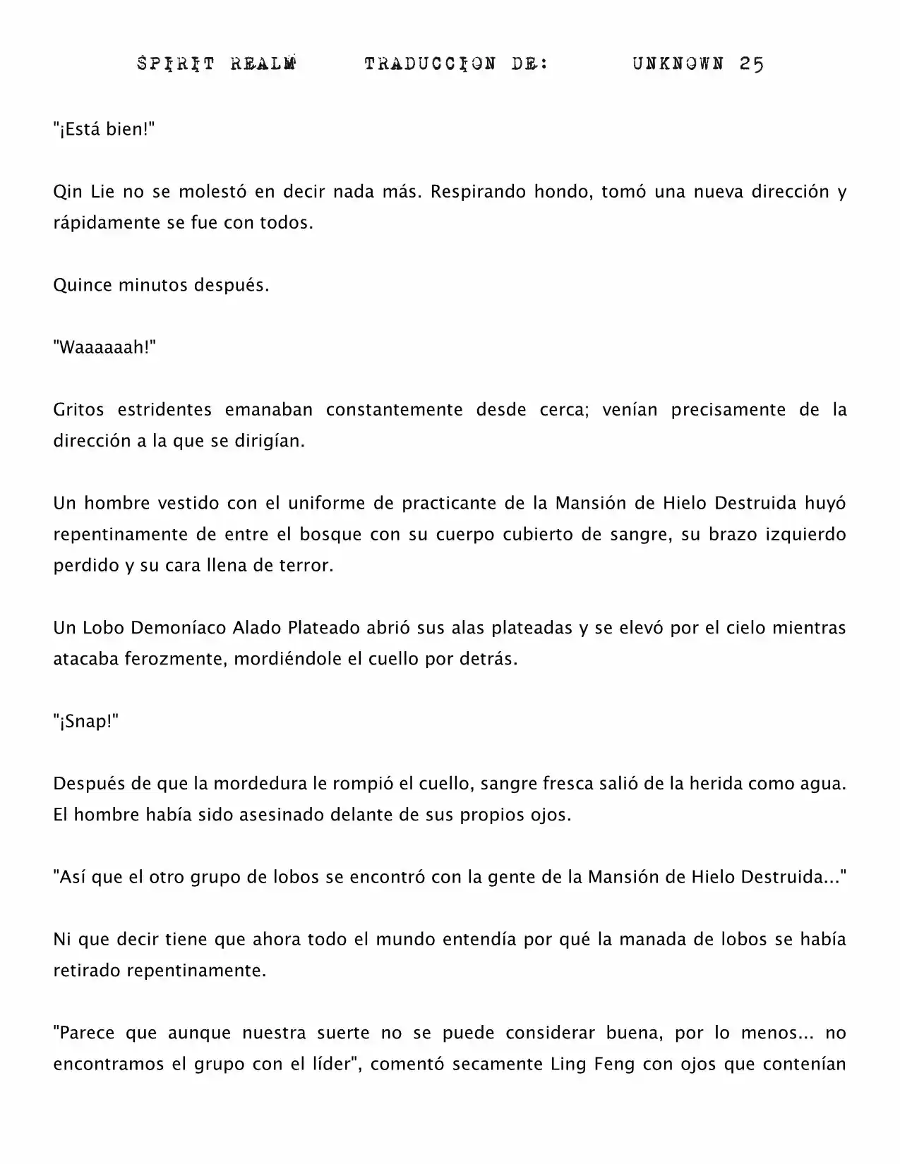 Spirit Realm (Novela) - Capítulo 38 - Página 6 - LectorTMOo
