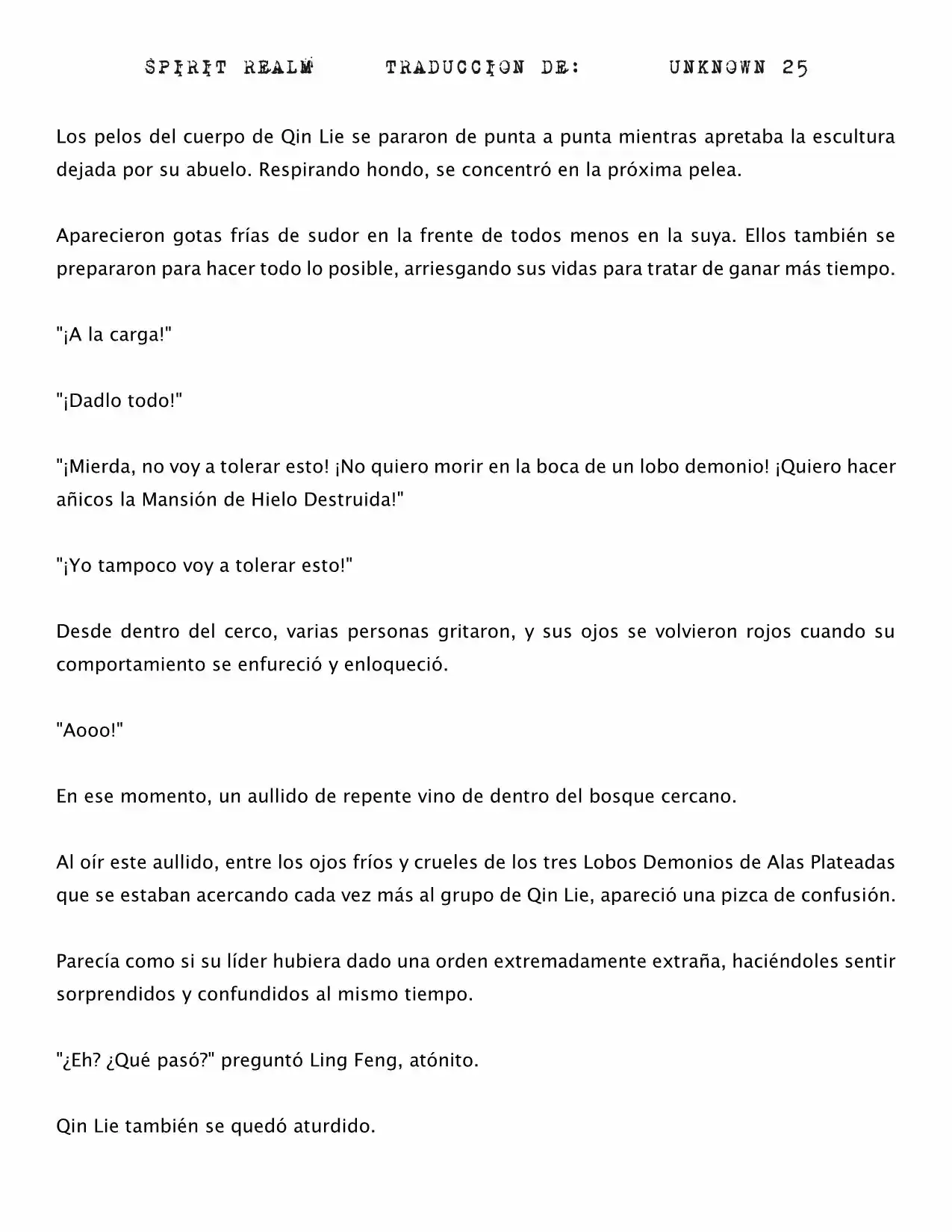 Spirit Realm (Novela) - Capítulo 39 - Página 5 - LectorTMOo