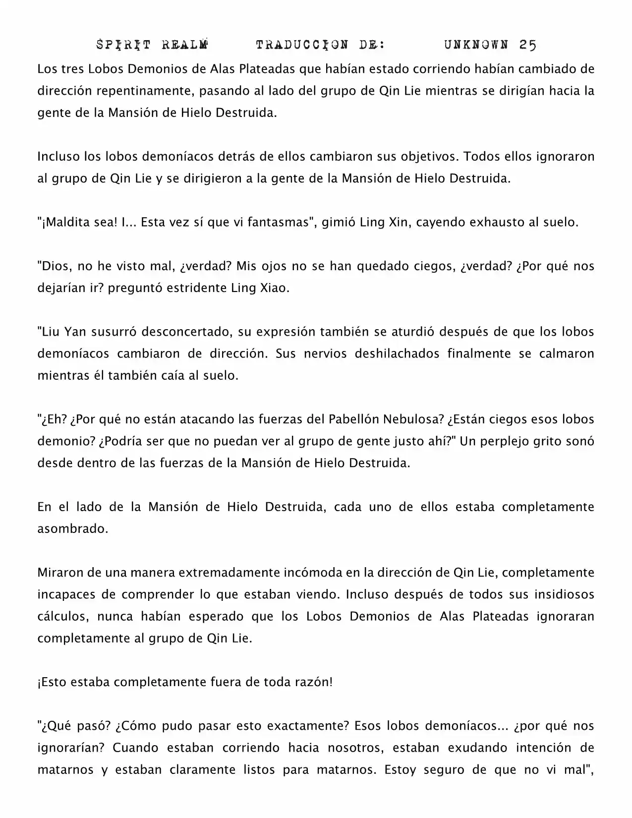 Spirit Realm (Novela) - Capítulo 39 - Página 6 - LectorTMOo