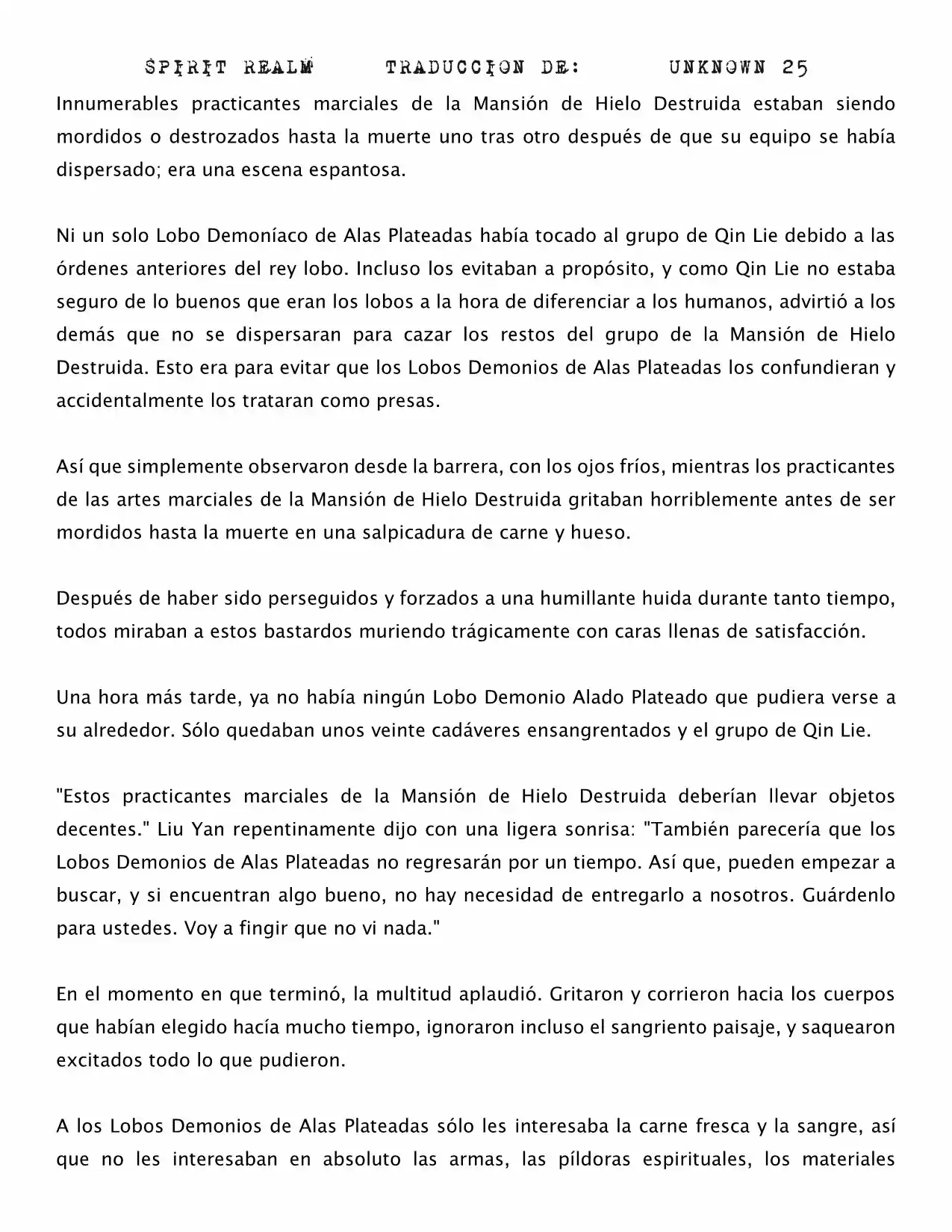 Spirit Realm (Novela) - Capítulo 40 - Página 5 - LectorTMOo
