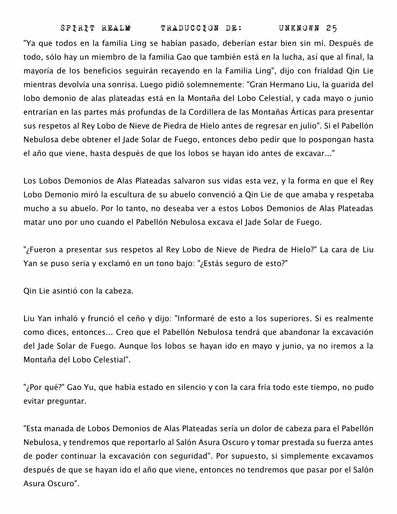 Spirit Realm (Novela) - Capítulo 40 - Página 7 - LectorTMOo