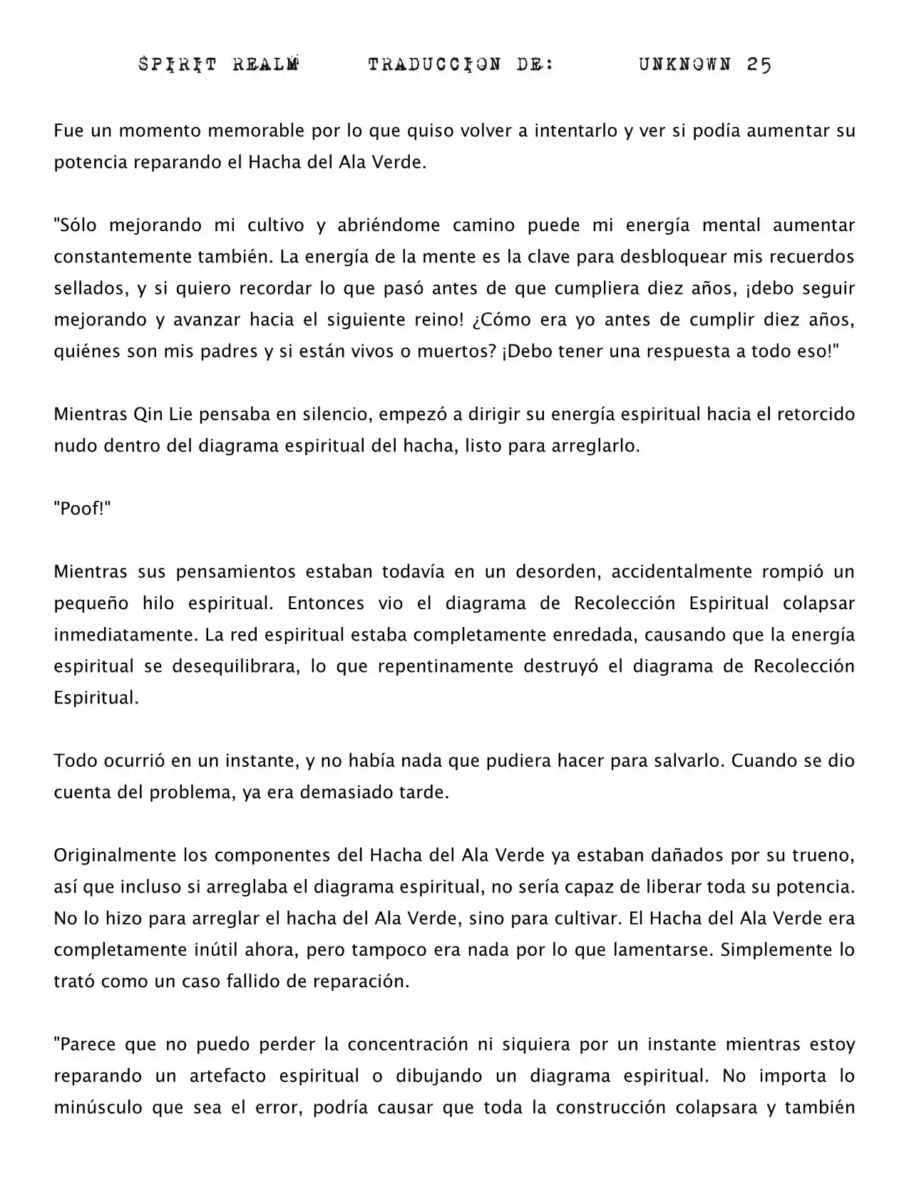 Spirit Realm (Novela) - Capítulo 41 - Página 5 - LectorTMOo
