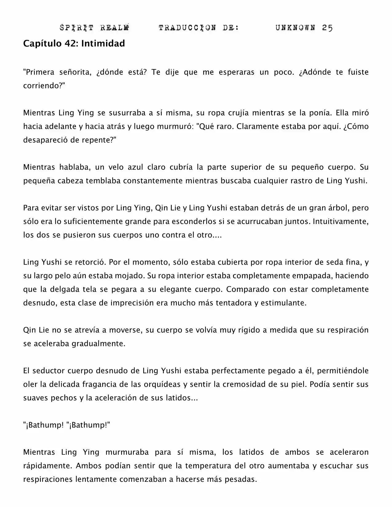 Spirit Realm (Novela) - Capítulo 42 - Página 1 - LectorTMOo