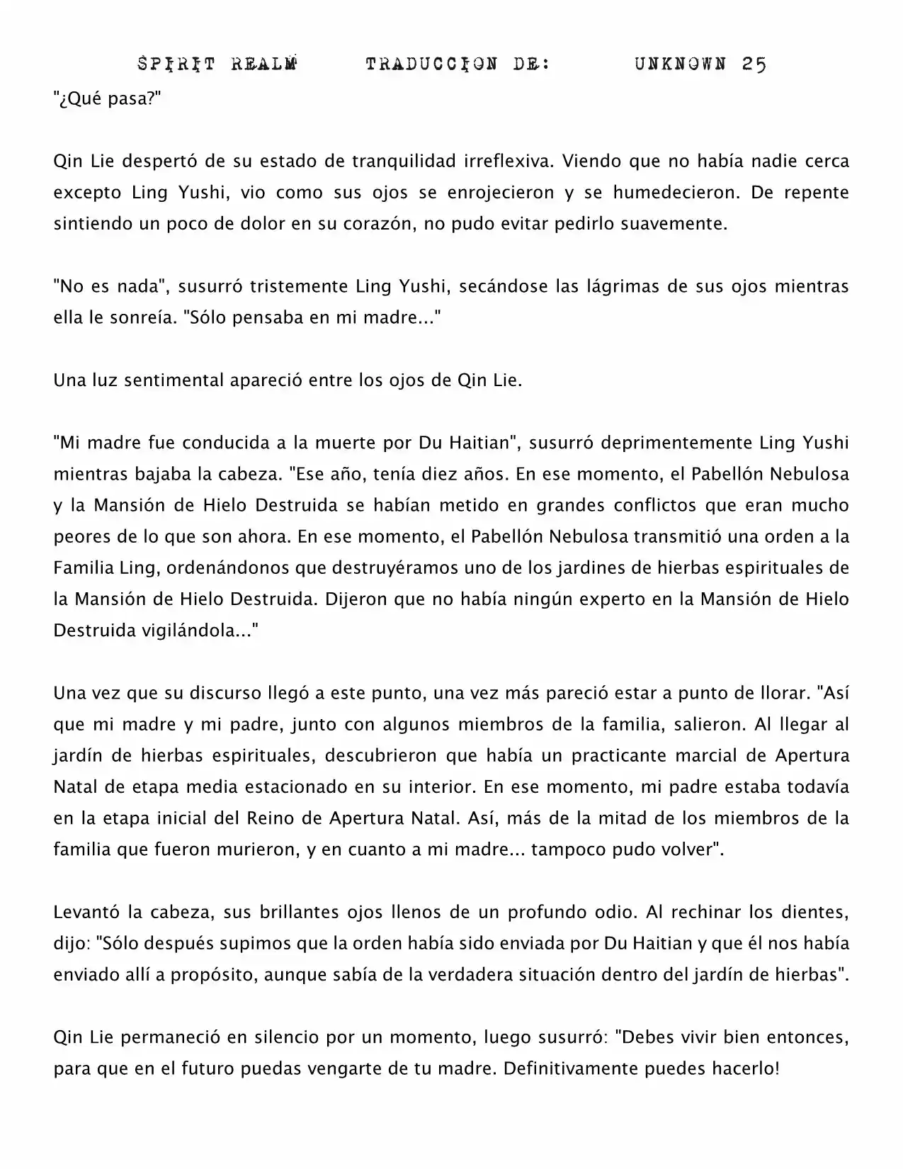 Spirit Realm (Novela) - Capítulo 42 - Página 7 - LectorTMOo