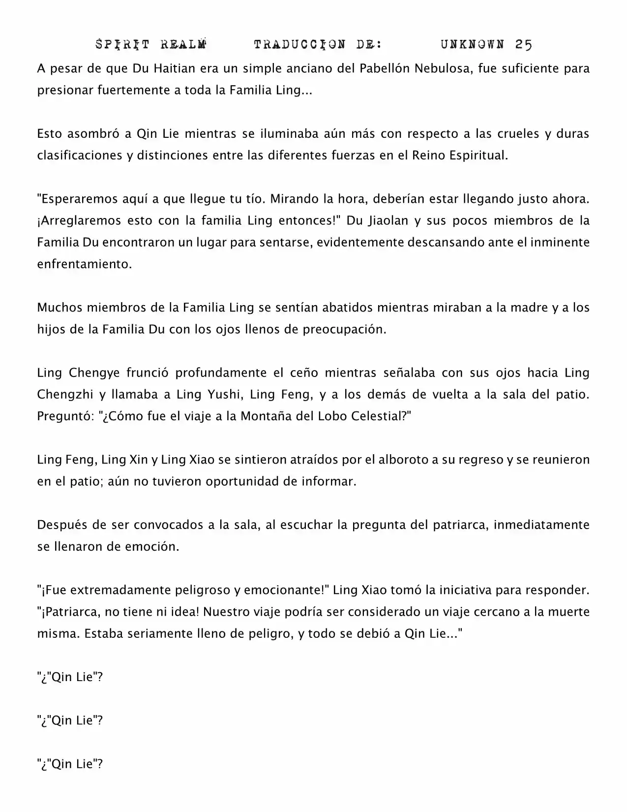 Spirit Realm (Novela) - Capítulo 44 - Página 6 - LectorTMOo