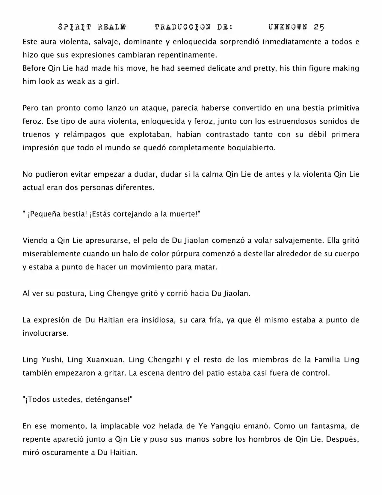 Spirit Realm (Novela) - Capítulo 47 - Página 6 - LectorTMOo