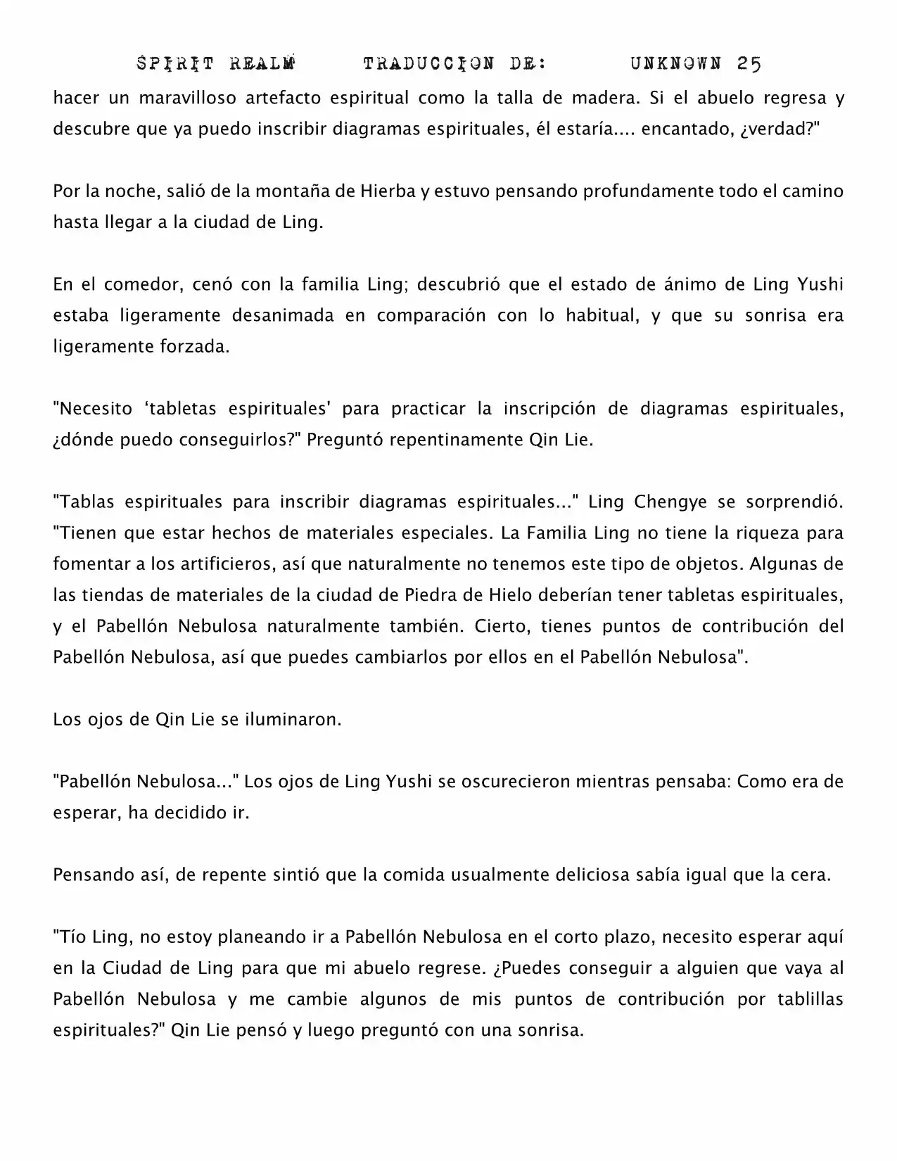 Spirit Realm (Novela) - Capítulo 50 - Página 7 - LectorTMOo