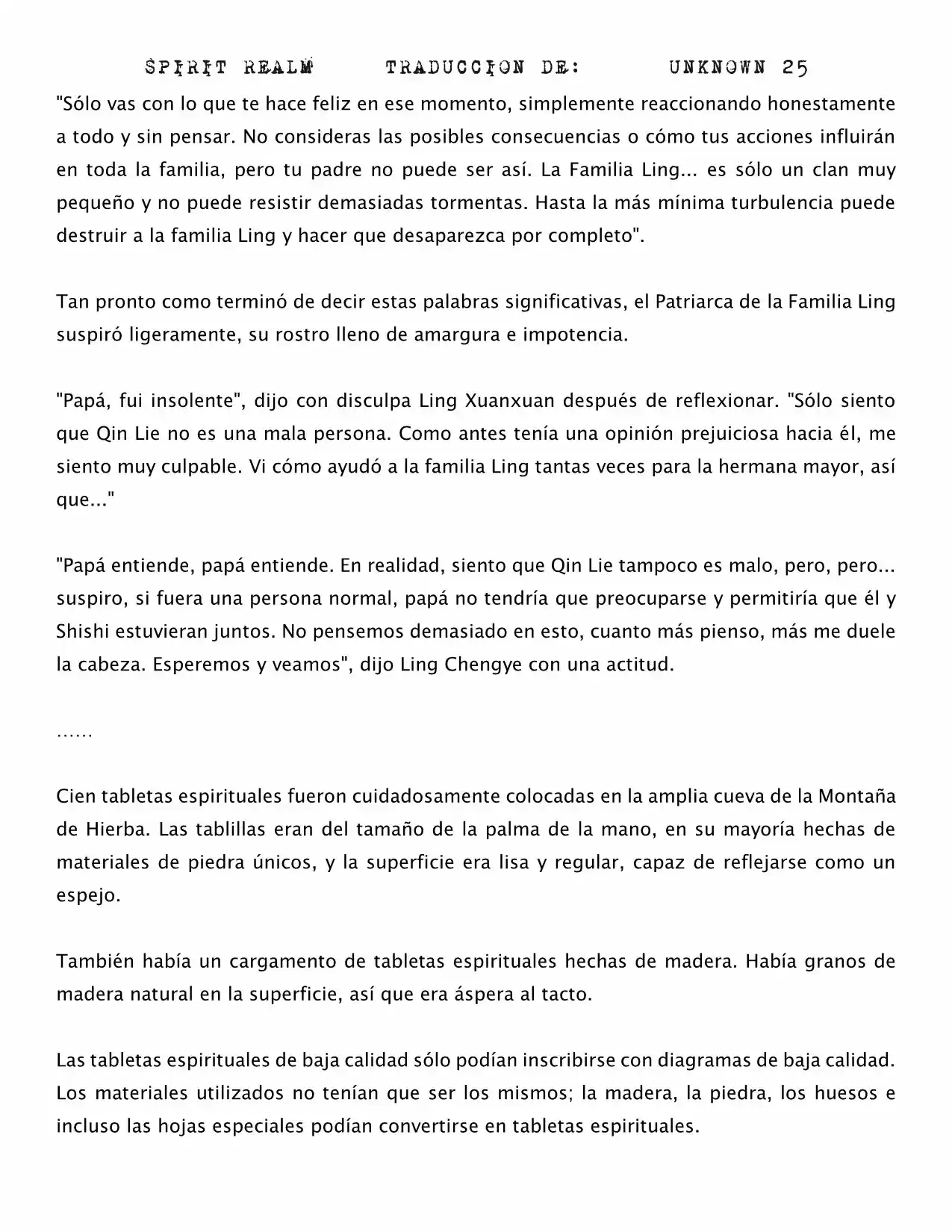 Spirit Realm (Novela) - Capítulo 51 - Página 5 - LectorTMOo