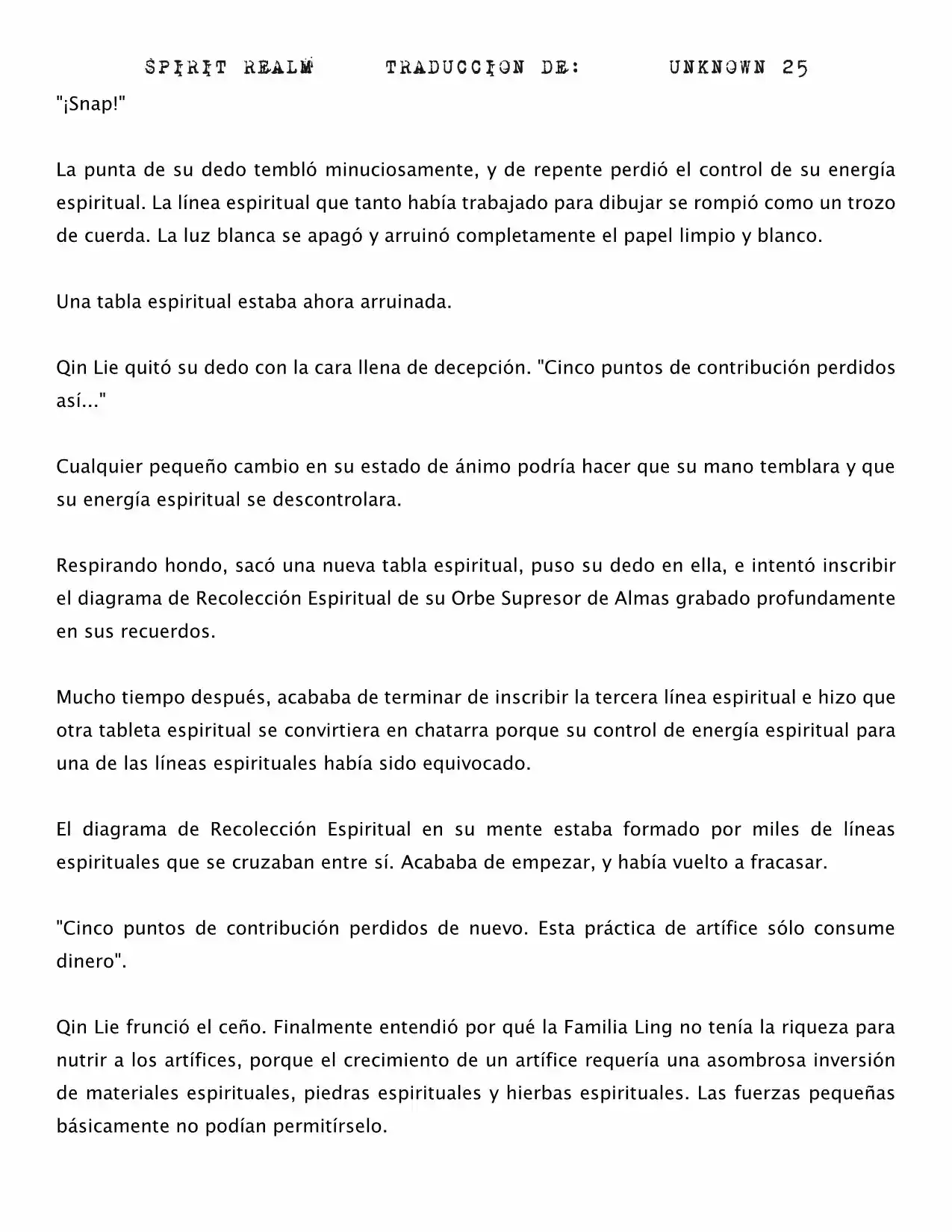Spirit Realm (Novela) - Capítulo 51 - Página 7 - LectorTMOo