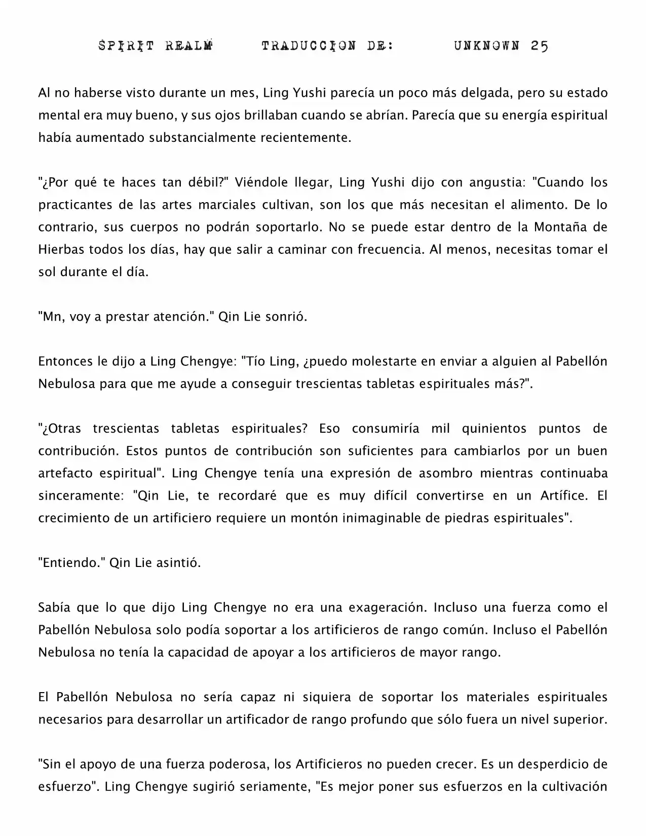Spirit Realm (Novela) - Capítulo 52 - Página 5 - LectorTMOo