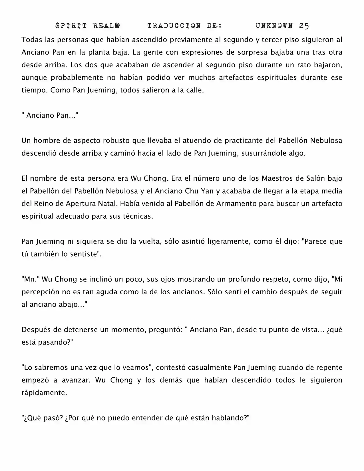 Spirit Realm (Novela) - Capítulo 58 - Página 6 - LectorTMOo