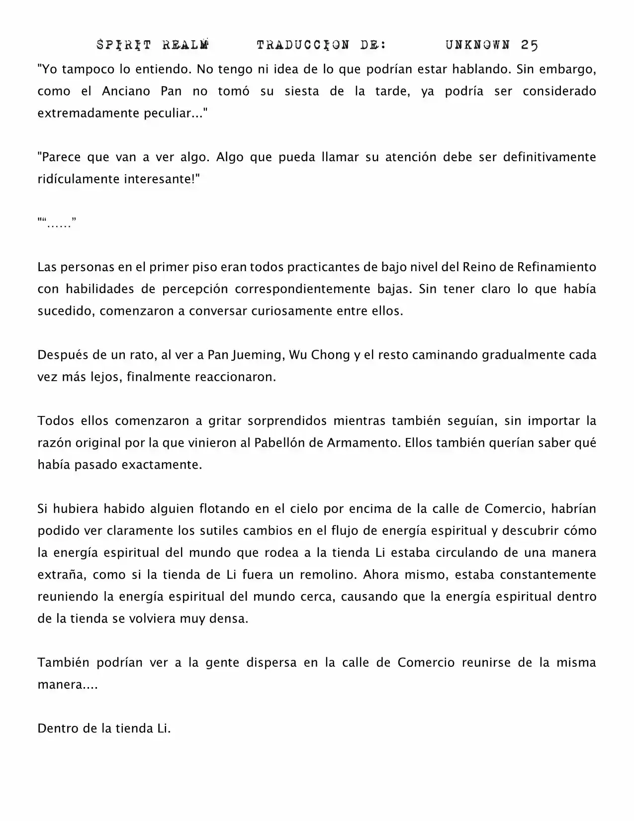 Spirit Realm (Novela) - Capítulo 58 - Página 7 - LectorTMOo
