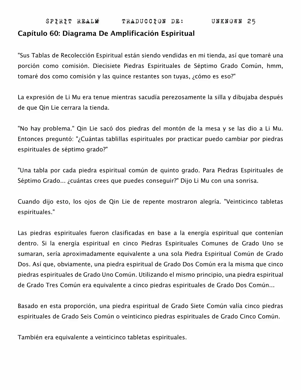 Spirit Realm (Novela) - Capítulo 60 - Página 1 - LectorTMOo