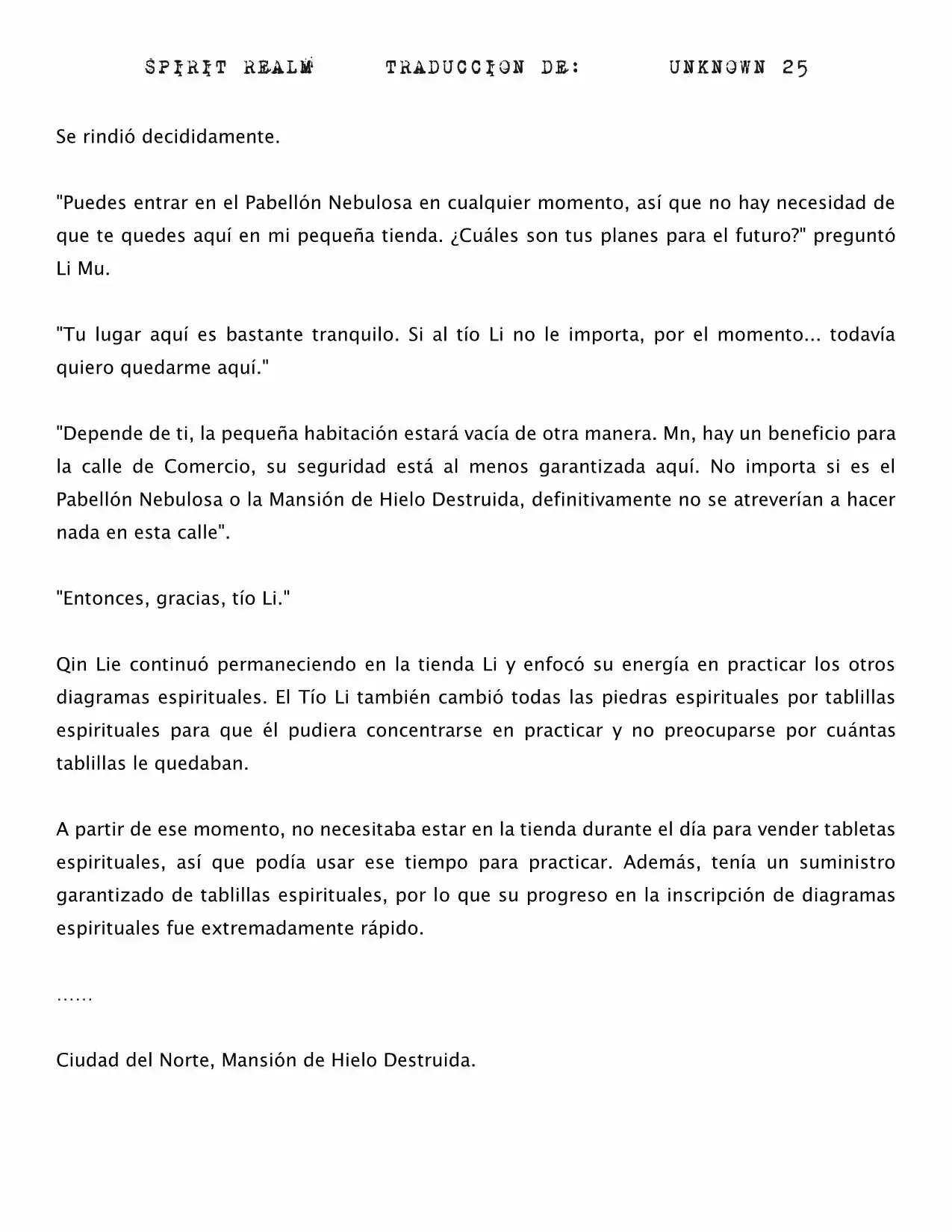 Spirit Realm (Novela) - Capítulo 60 - Página 4 - LectorTMOo