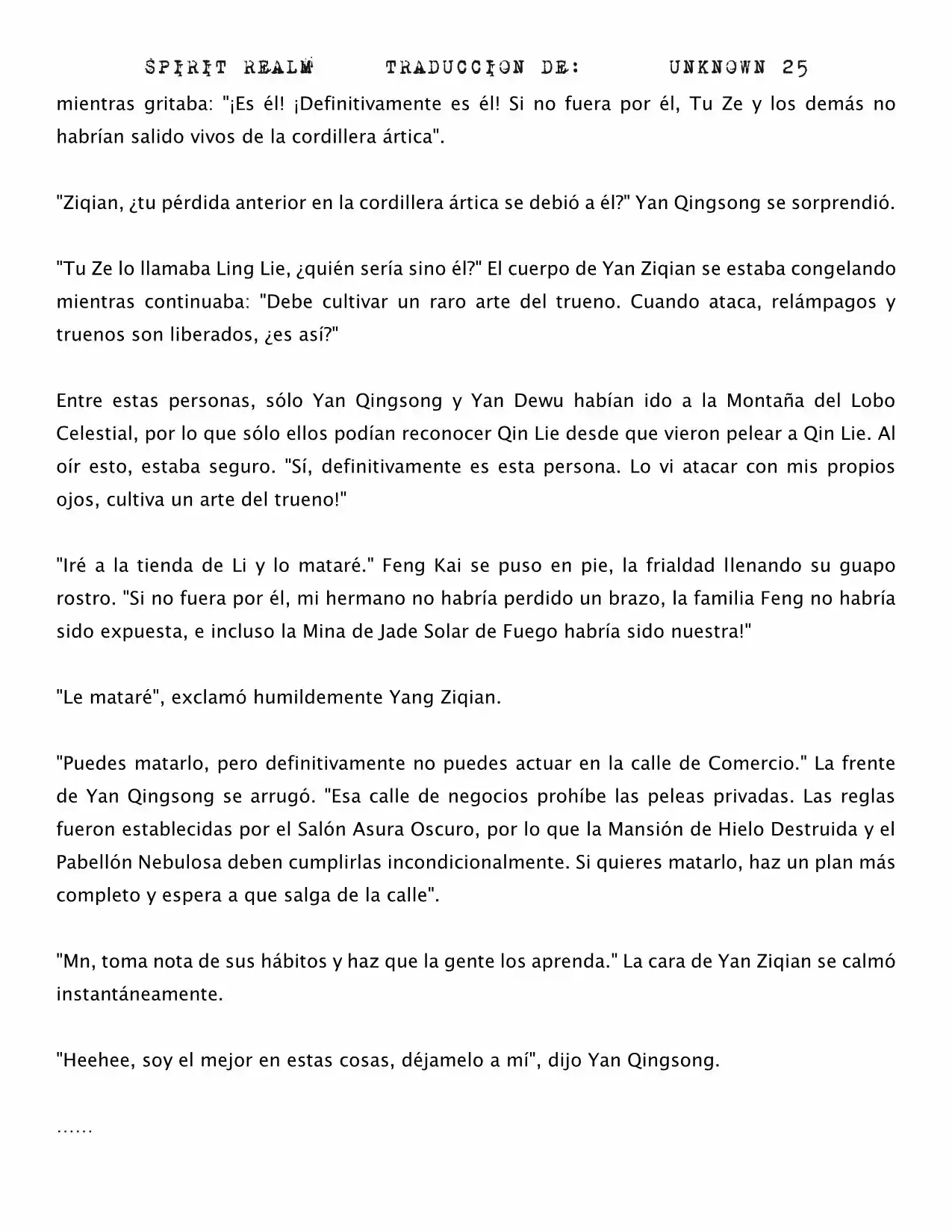Spirit Realm (Novela) - Capítulo 60 - Página 6 - LectorTMOo