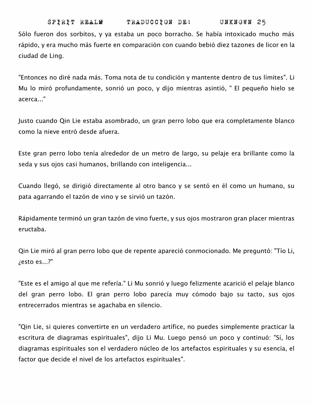 Spirit Realm (Novela) - Capítulo 61 - Página 5 - LectorTMOo