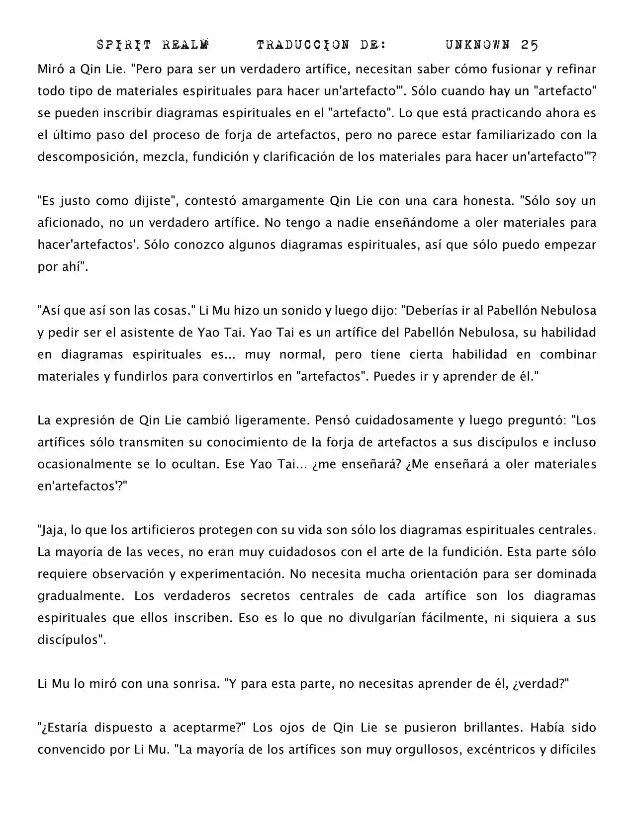 Spirit Realm (Novela) - Capítulo 61 - Página 6 - LectorTMOo