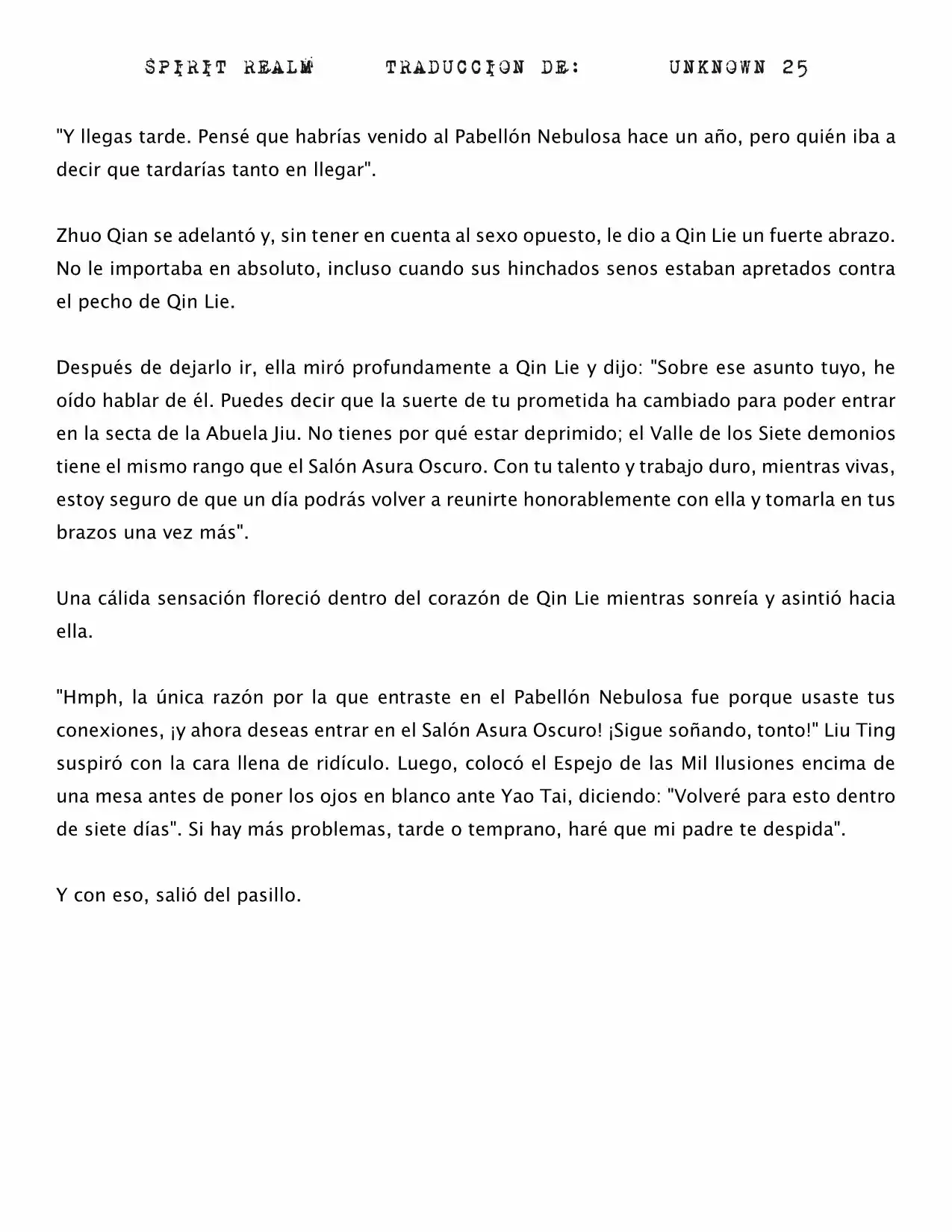 Spirit Realm (Novela) - Capítulo 66 - Página 8 - LectorTMOo