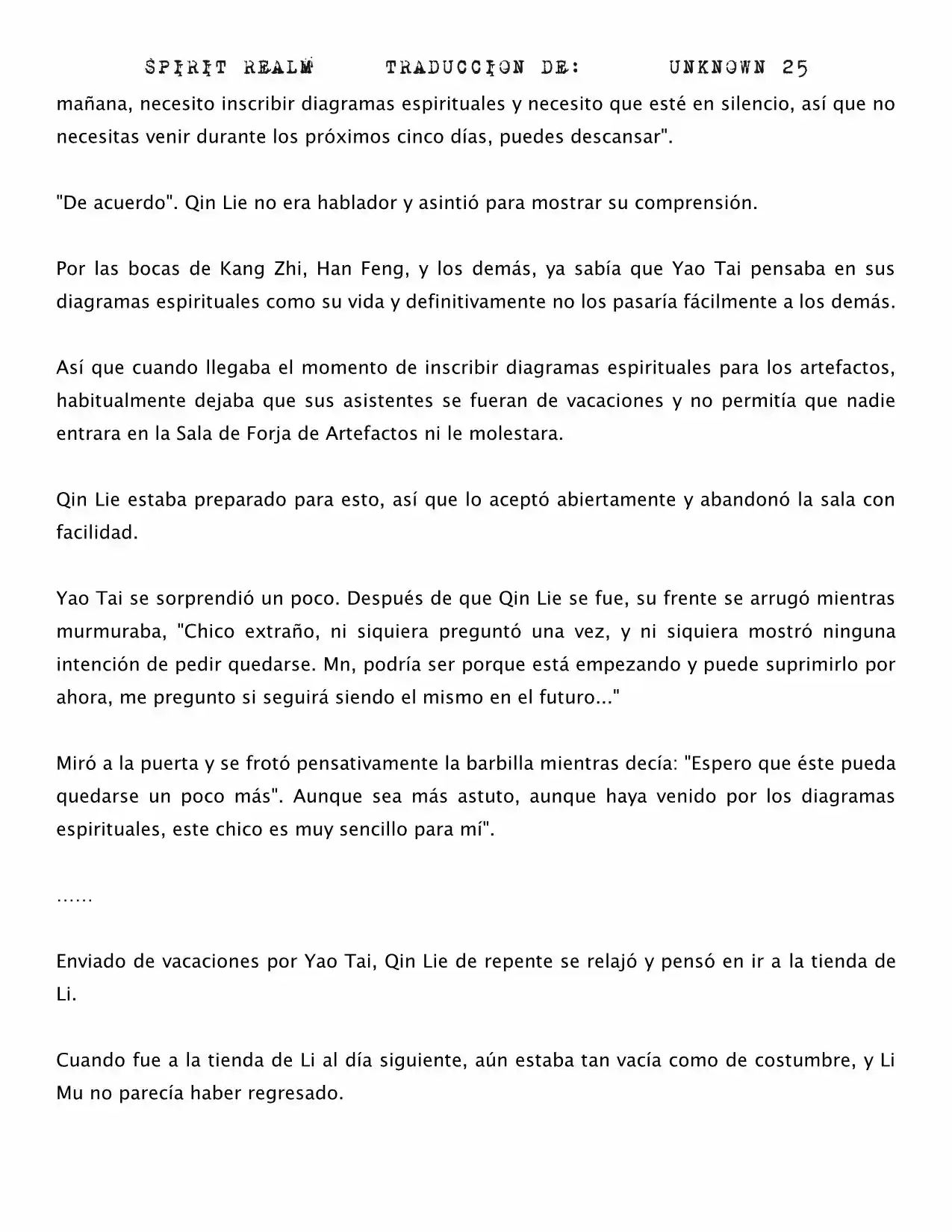 Spirit Realm (Novela) - Capítulo 68 - Página 7 - LectorTMOo