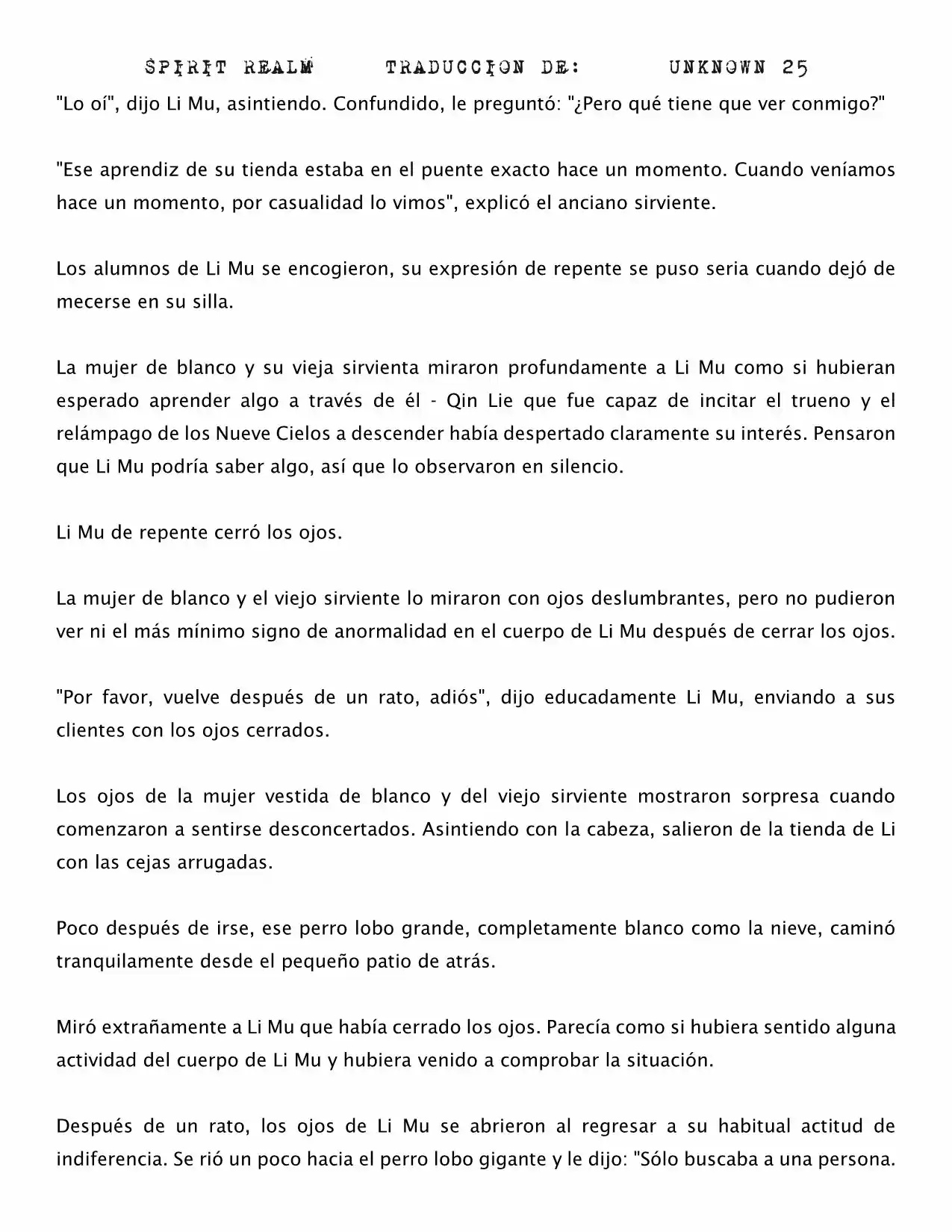 Spirit Realm (Novela) - Capítulo 71 - Página 7 - LectorTMOo