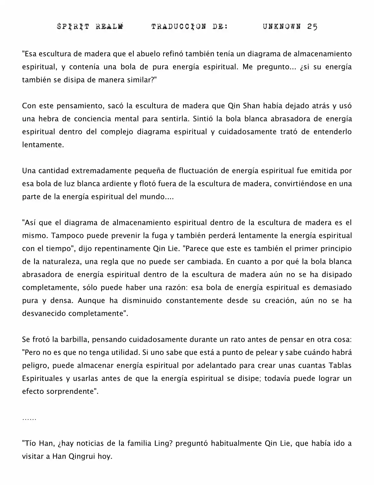 Spirit Realm (Novela) - Capítulo 72 - Página 5 - LectorTMOo