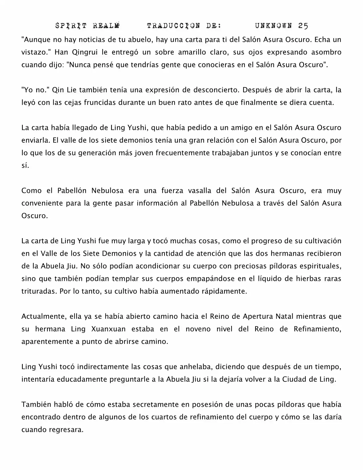 Spirit Realm (Novela) - Capítulo 72 - Página 7 - LectorTMOo