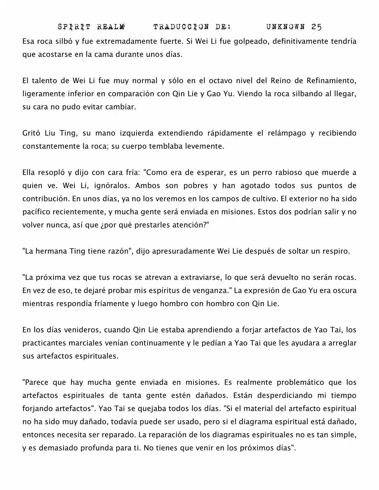 Spirit Realm (Novela) - Capítulo 73 - Página 6 - LectorTMOo