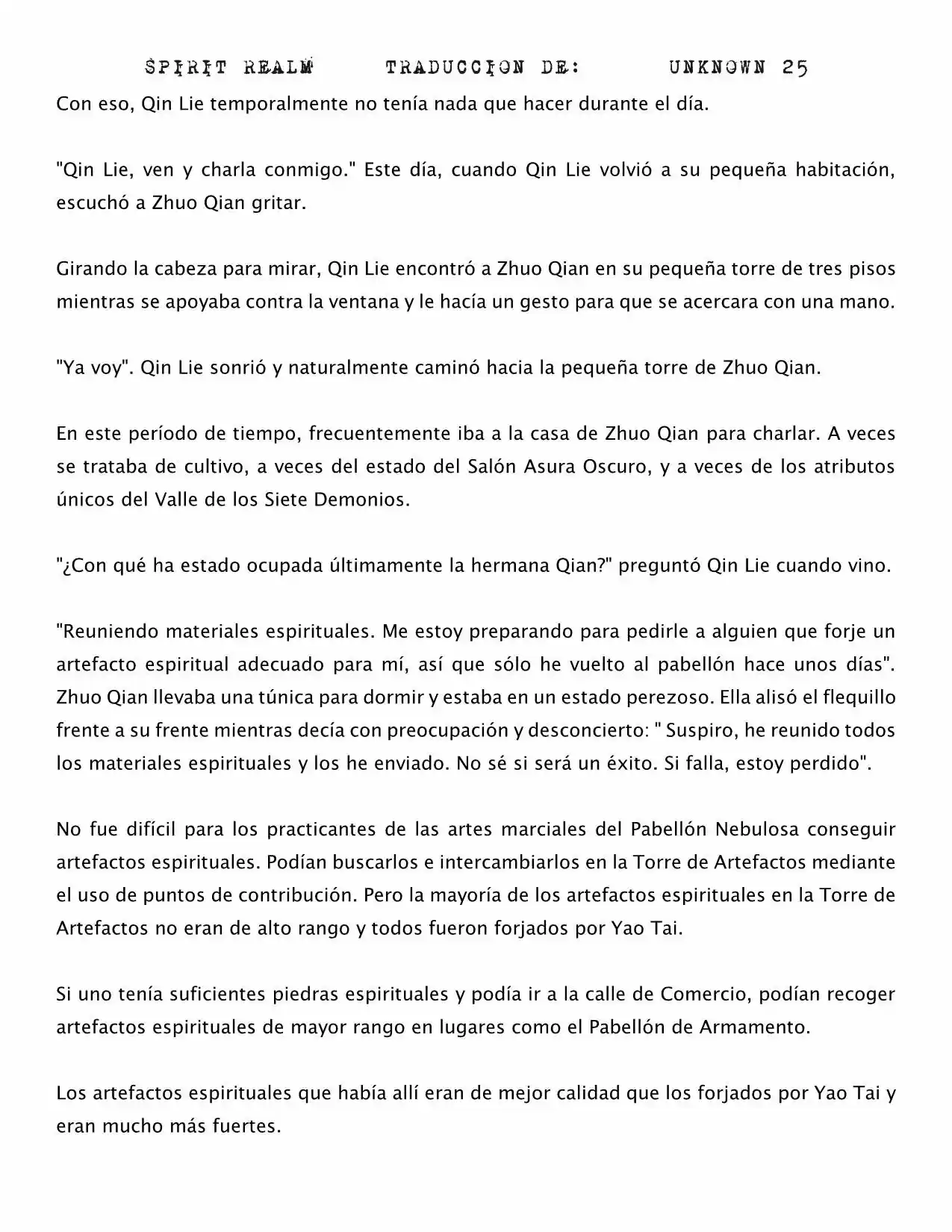Spirit Realm (Novela) - Capítulo 73 - Página 7 - LectorTMOo